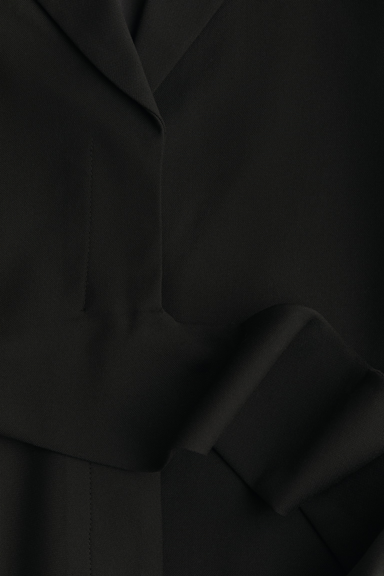 MAMA Blúzka so zaväzovacím opaskom - Čierna - 6