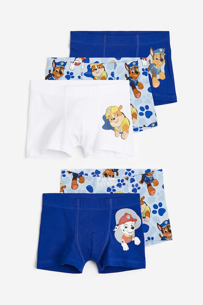 5-pack boxer shorts - Blue/Paw Patrol/Yellow/SmileyWorld®/Bright green/Mickey Mouse/Bright blue/DC Comics/dc - 1