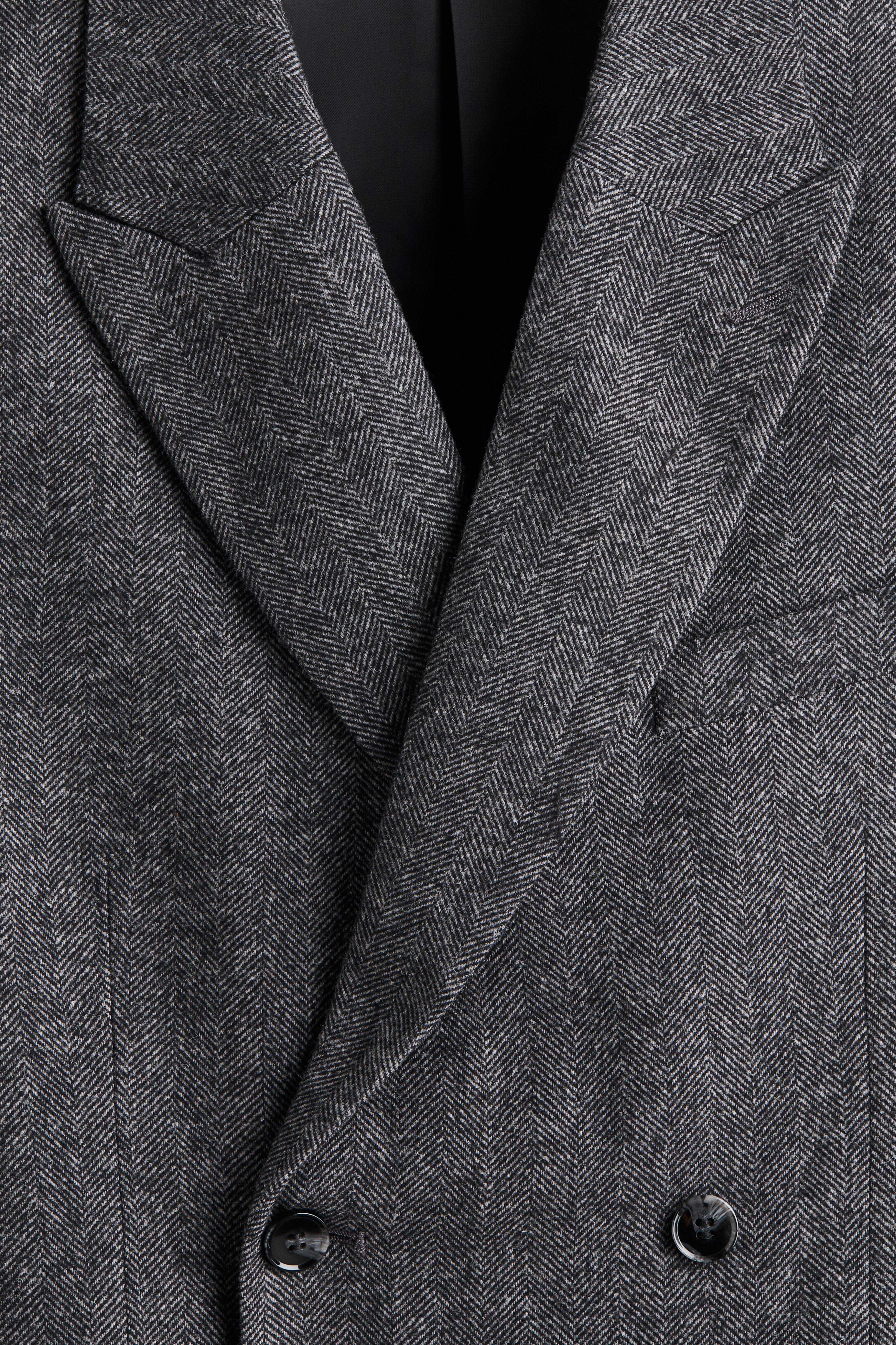 Relaxed-Fit Double-Breasted Jacket