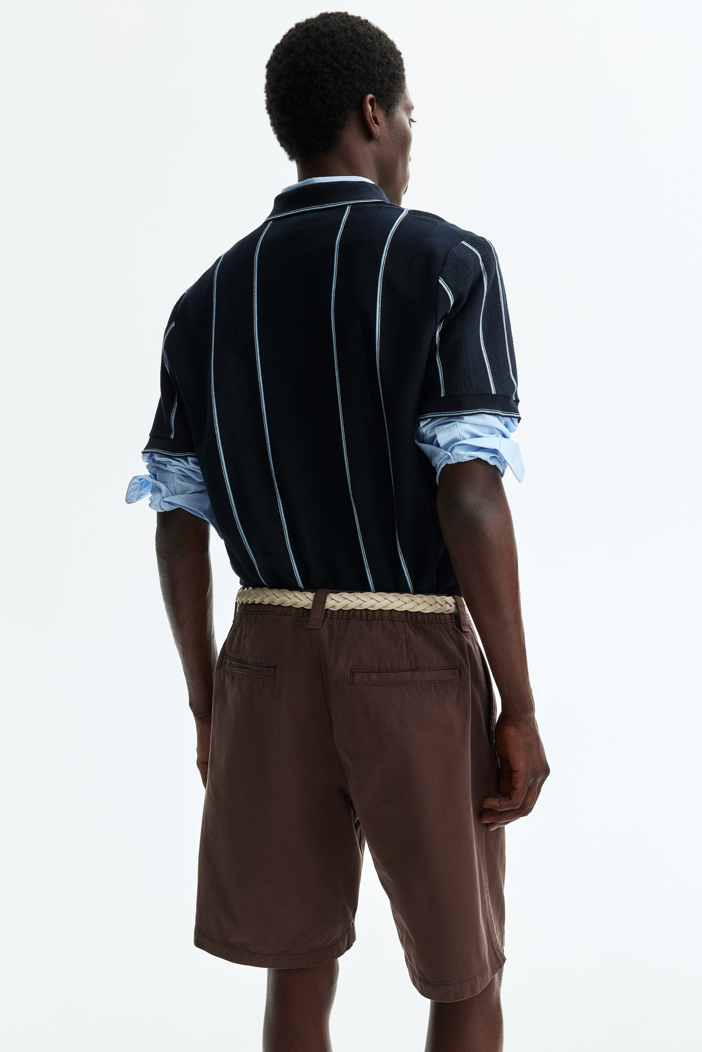 HCSS Korte broek heren shorts heren zomer chino shorts mannen katoenen broek korte elastische taille met zakken, grijs, 3XL