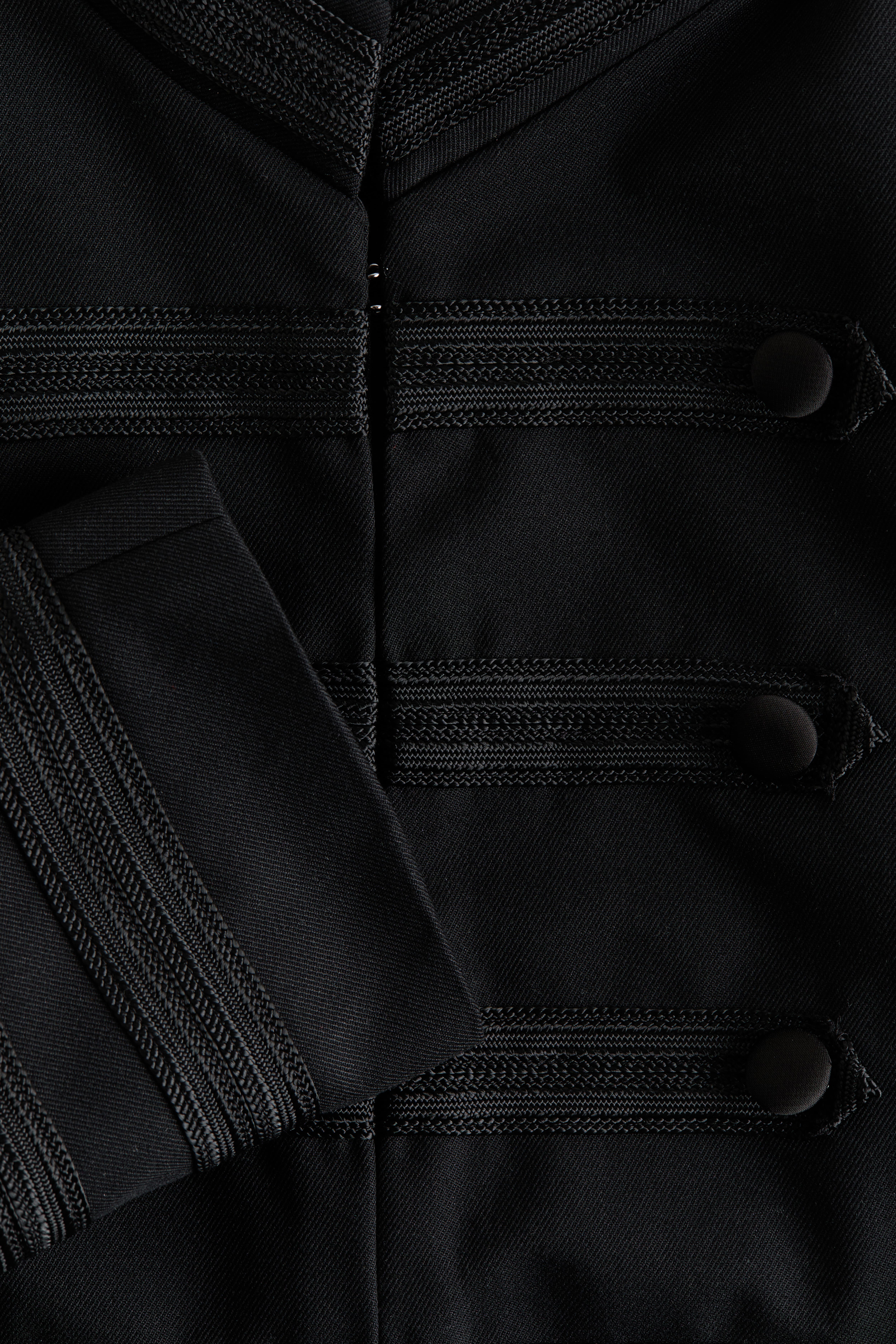 Veste à épaulettes en sergé