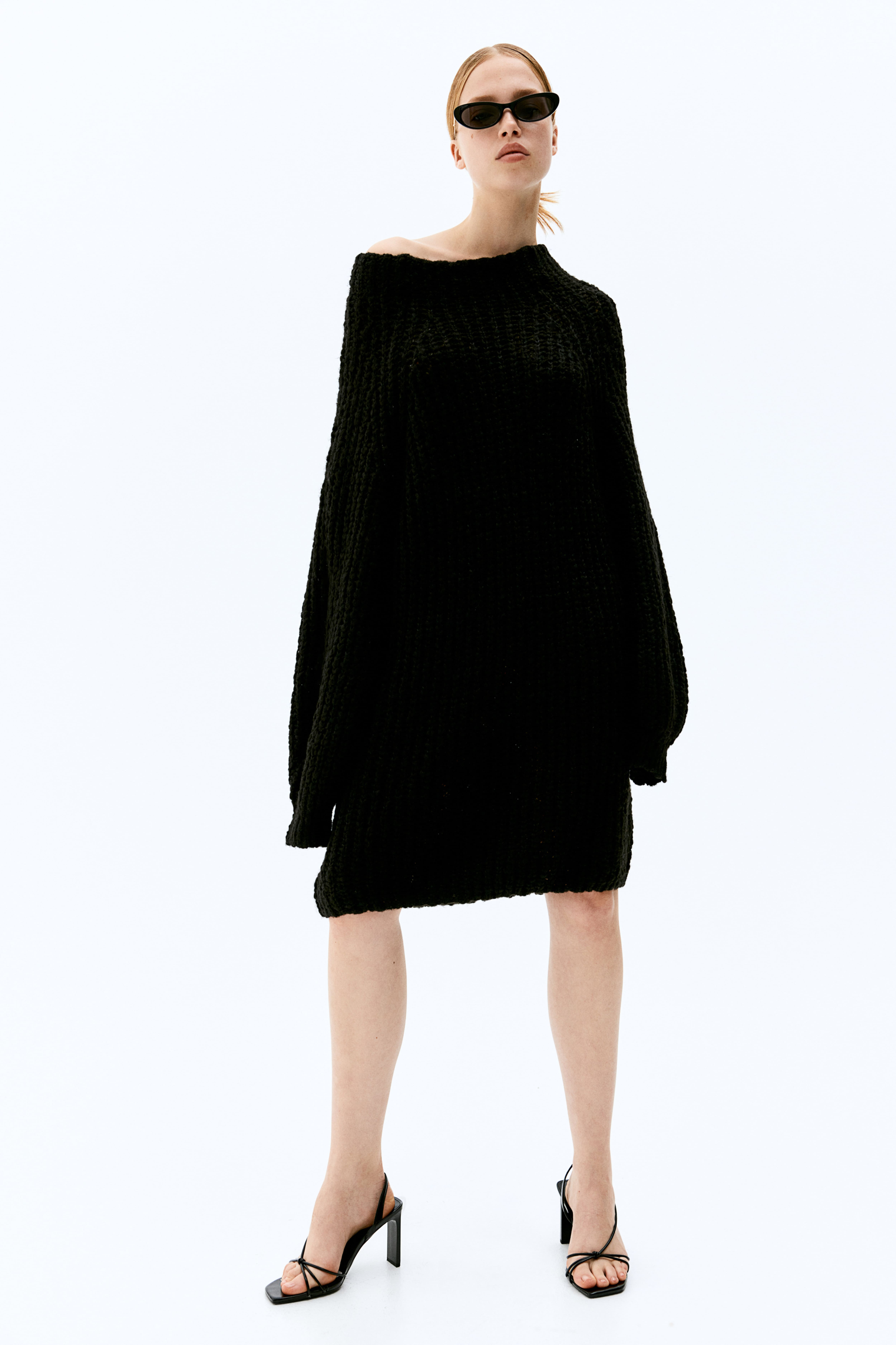 rib-knit dress