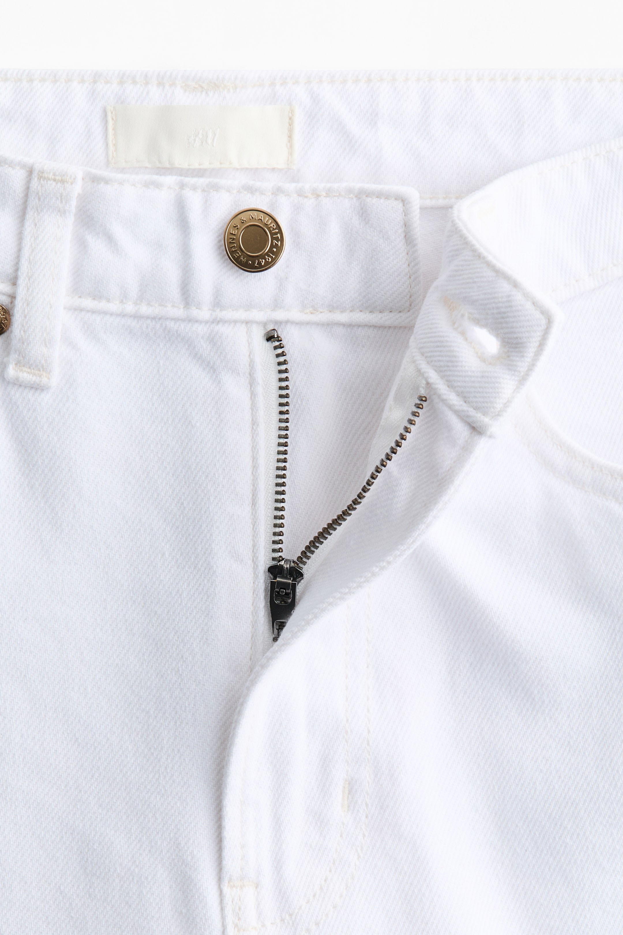 Jean large taille haute