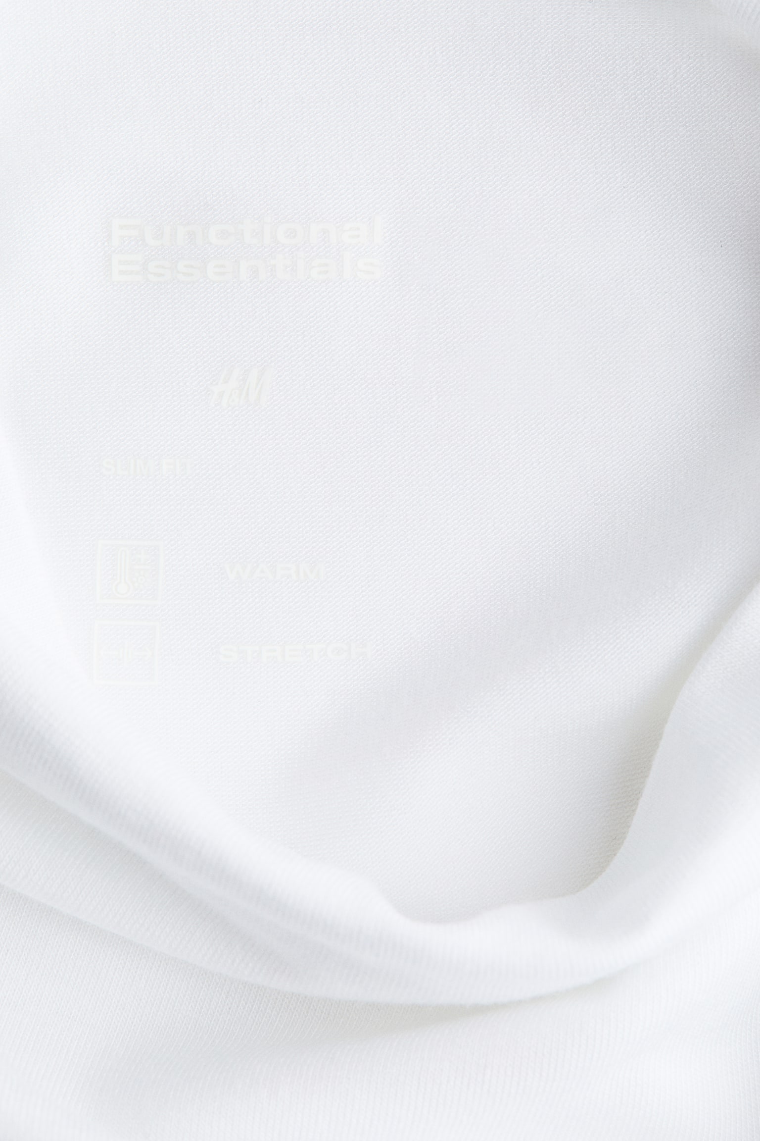 Warming T-shirt met turtleneck - Slim Fit - Wit/Bruin/Zwart - 3