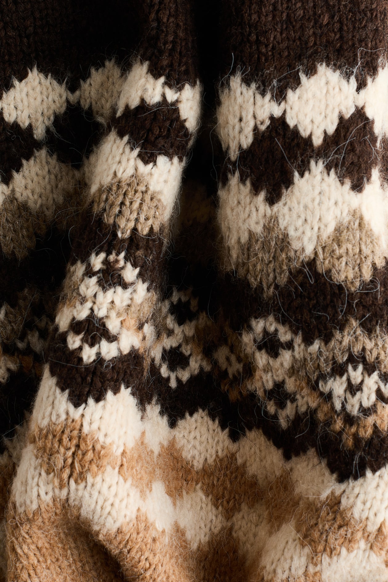 Jacquard-Knit Mock Turtleneck Sweater - image 3