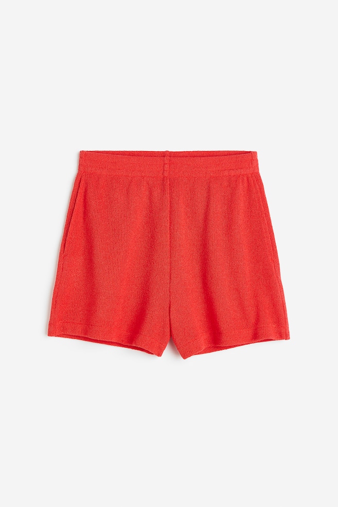 Shorts in jersey - Rosso/Beige chiaro/Nero/righe/Crema/righe - 1