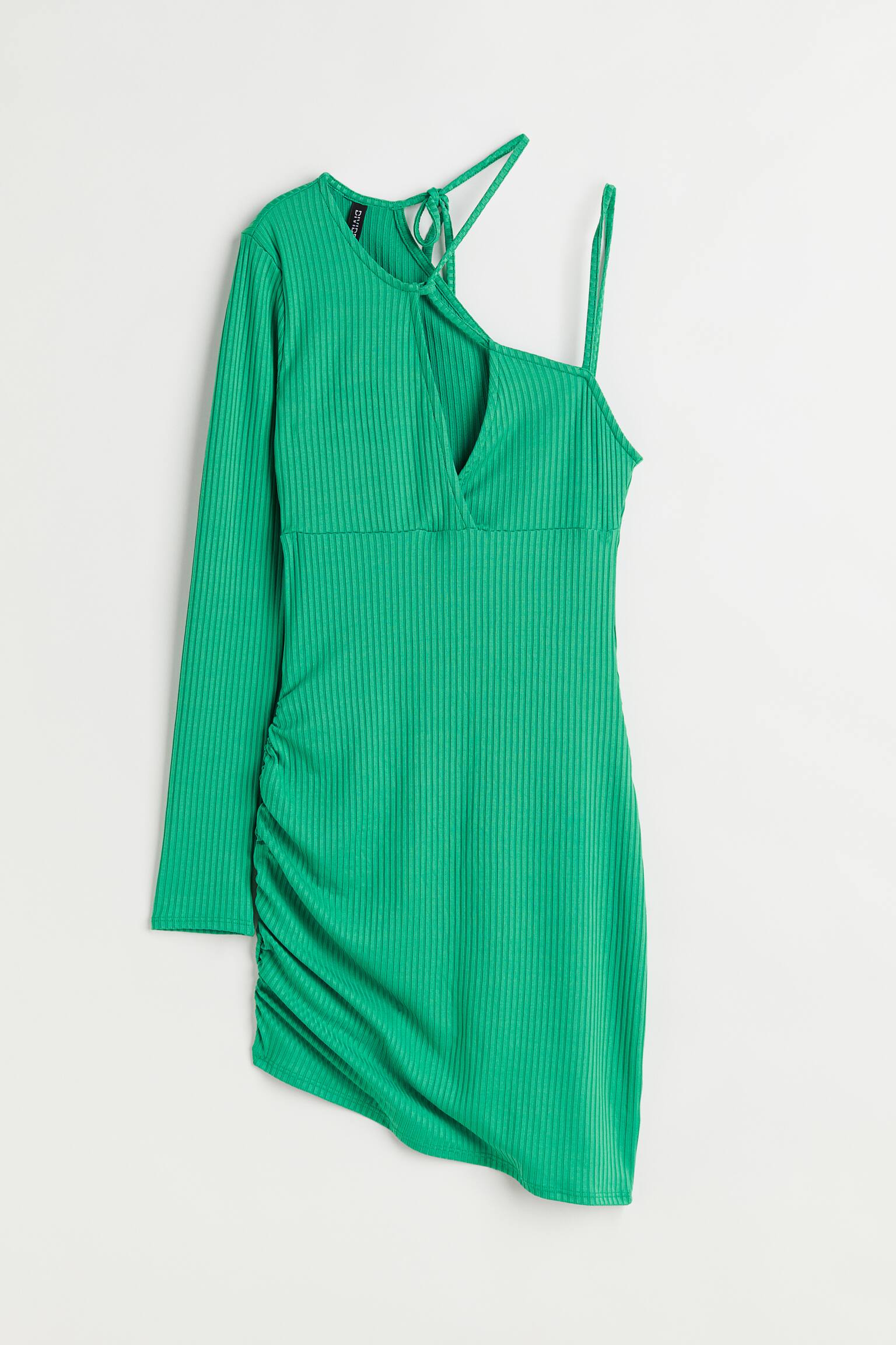 Asymmetric dress - Green - 1