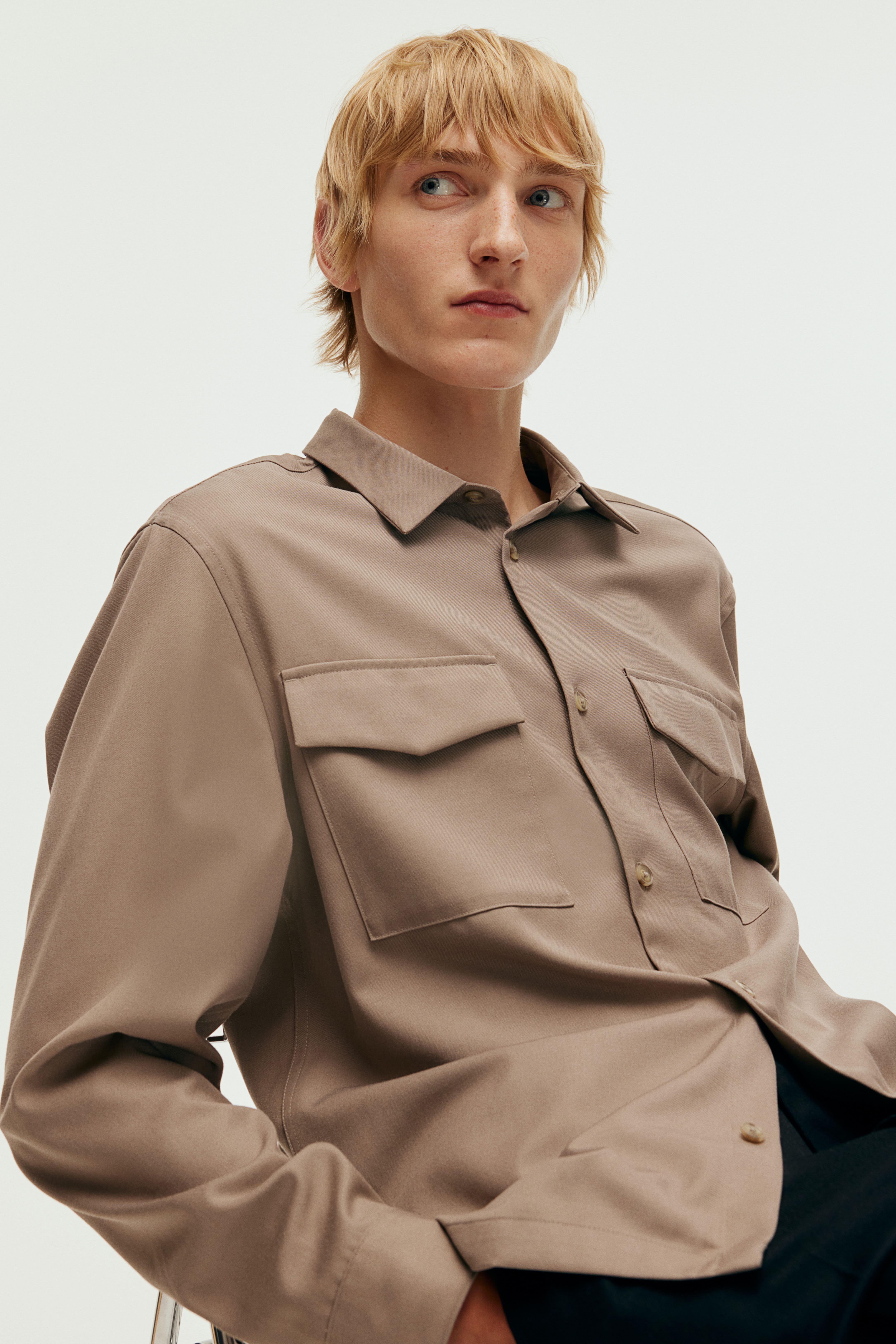 HM Utility-Overshirt in Regular Fit