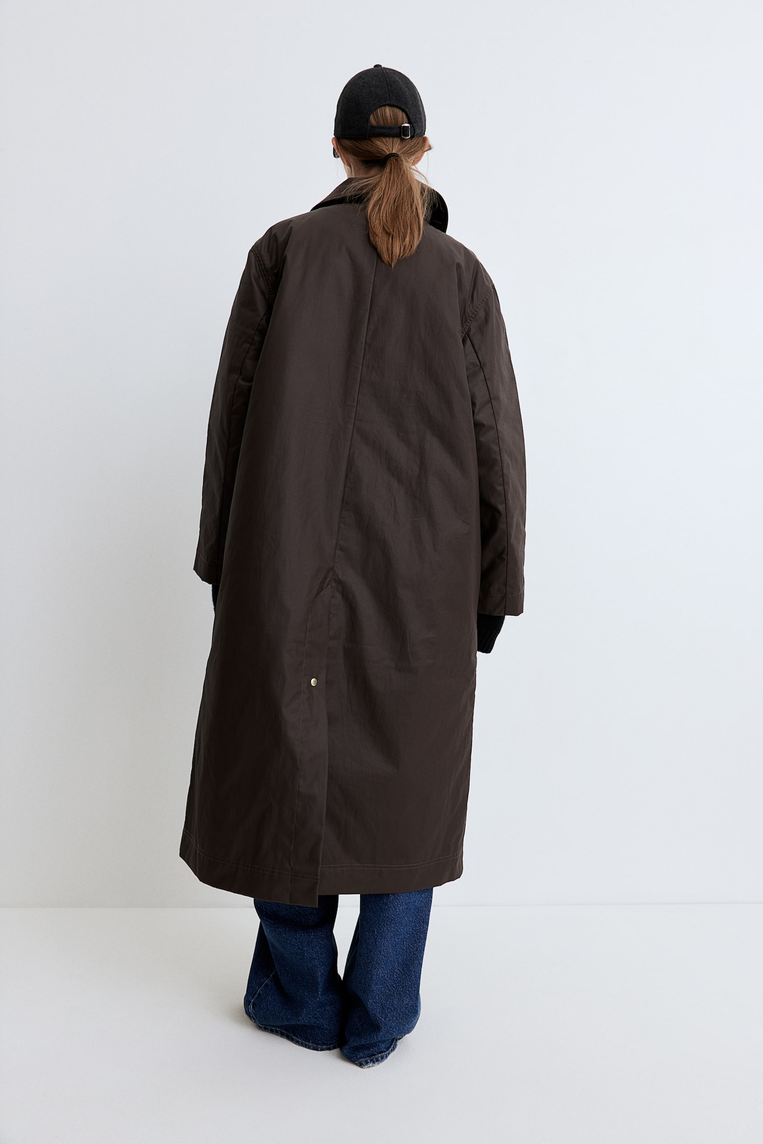 Waxed coat - Dark brown/Black - 4