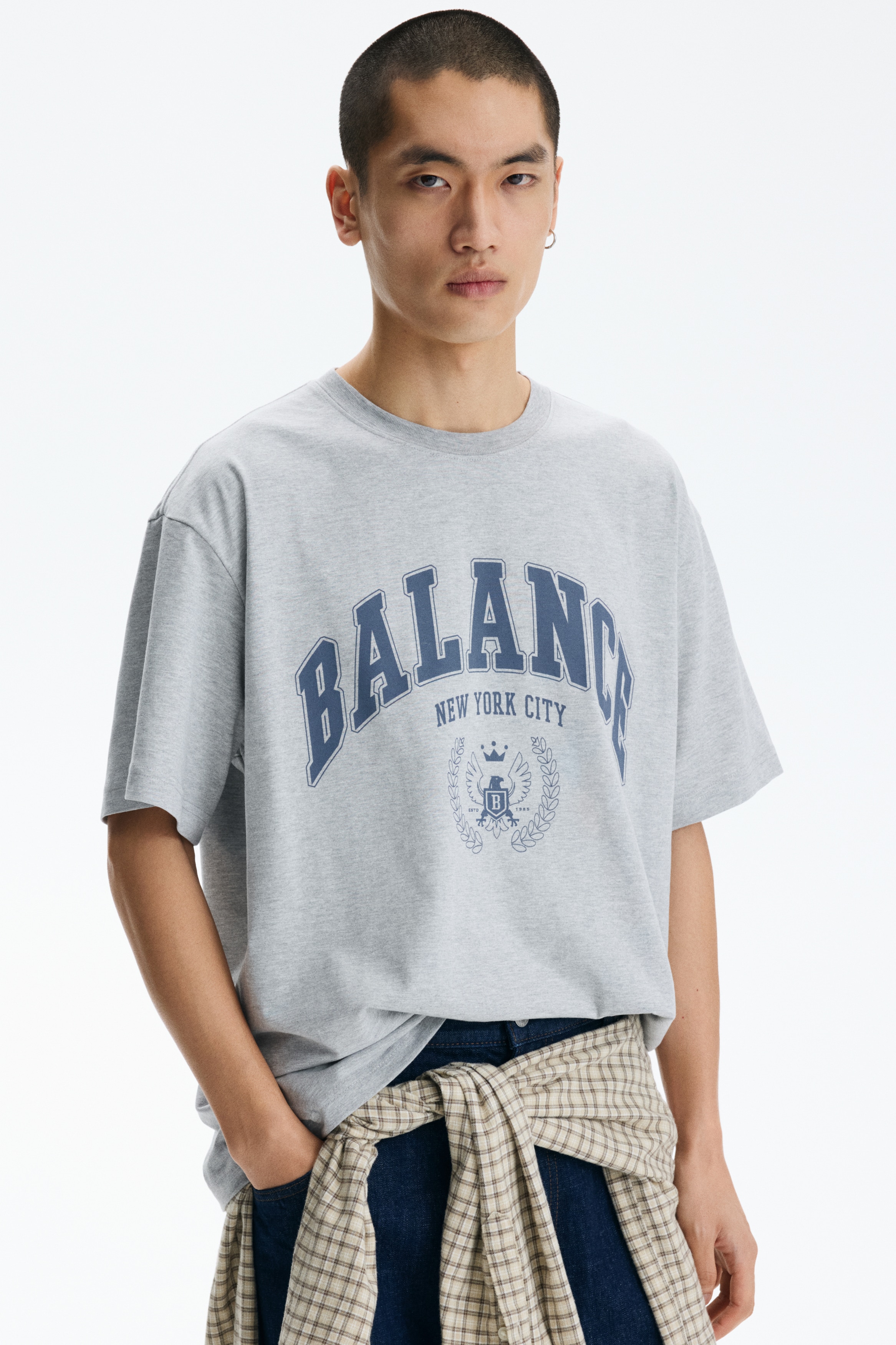 Relaxed Fit Printed T-shirt - Gris chiné/Balance/Blanc/Umami Foods/Blanc/Soho Creatives/Vert foncé/Purpose