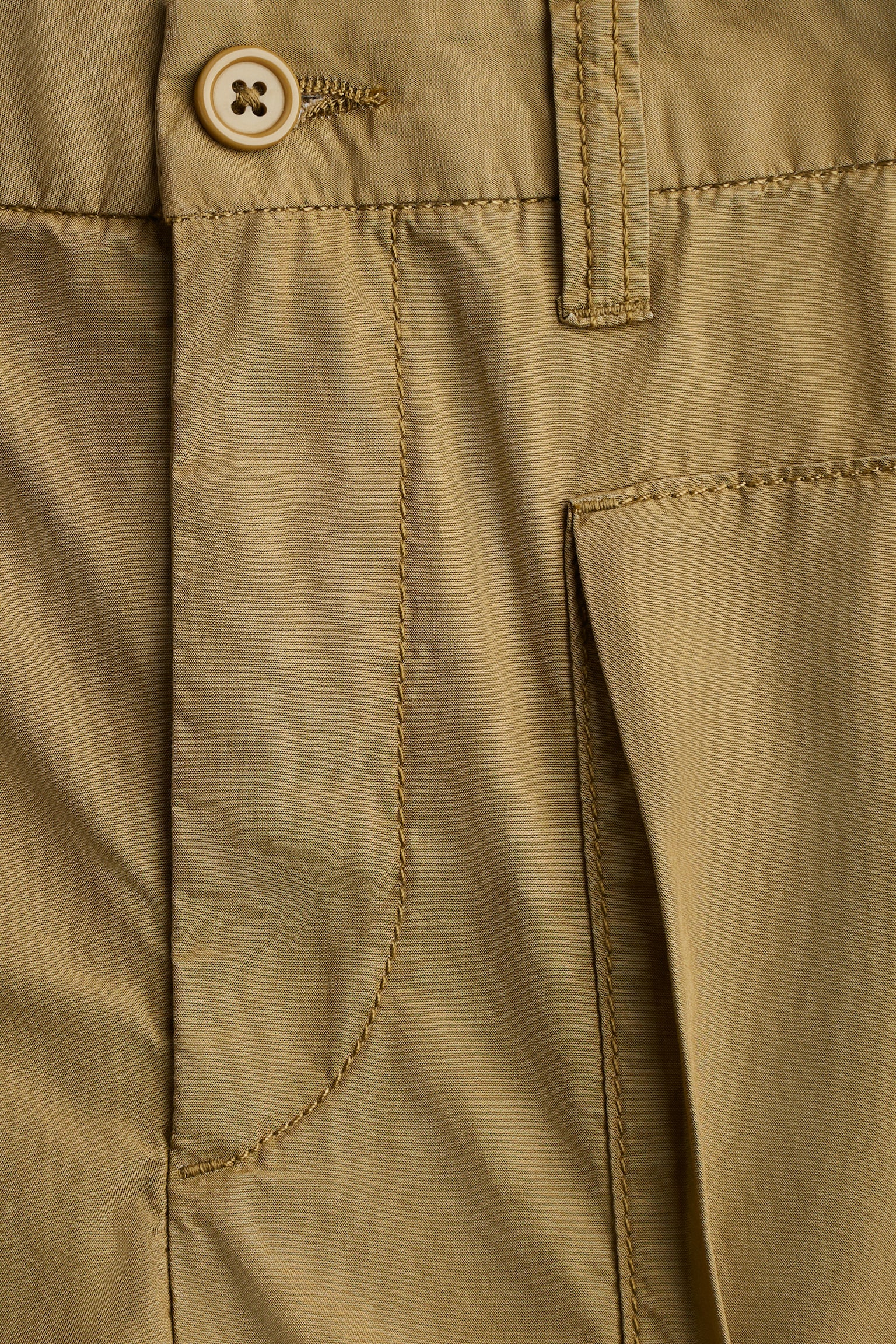 Cotton cargo trousers - Beige/Black/Light beige - 4