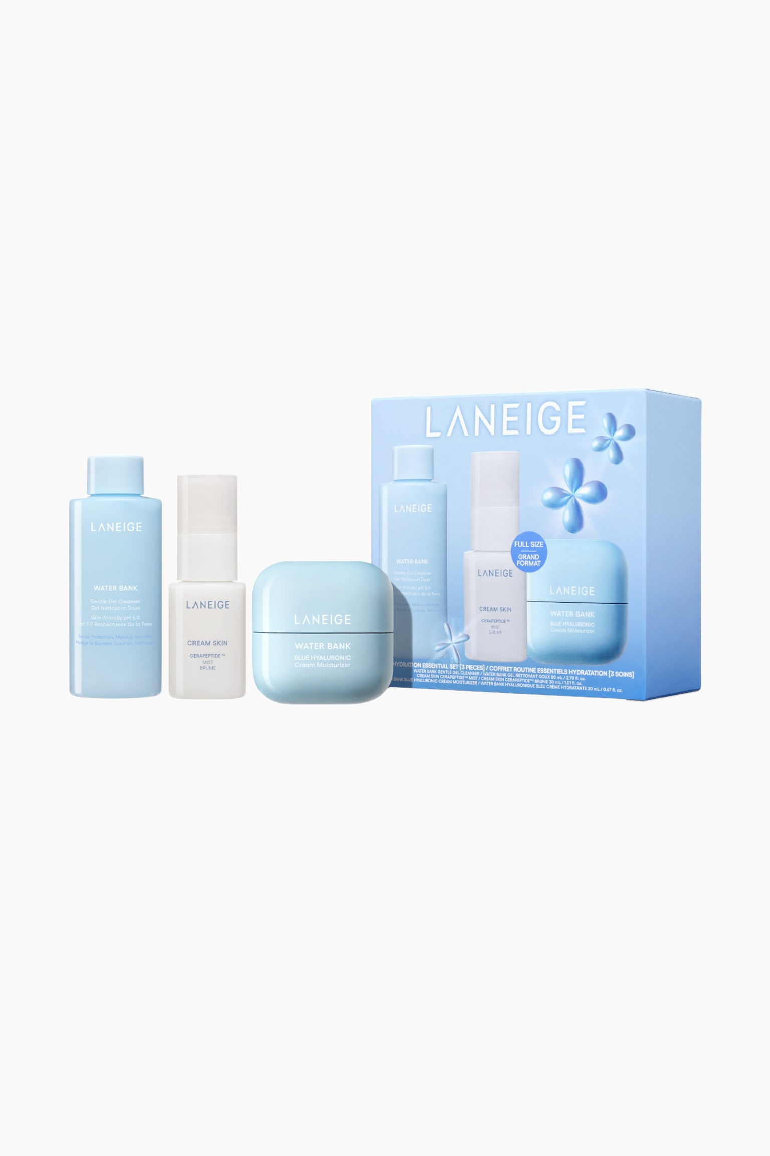 Daily Hydration Essential Set - Transparent