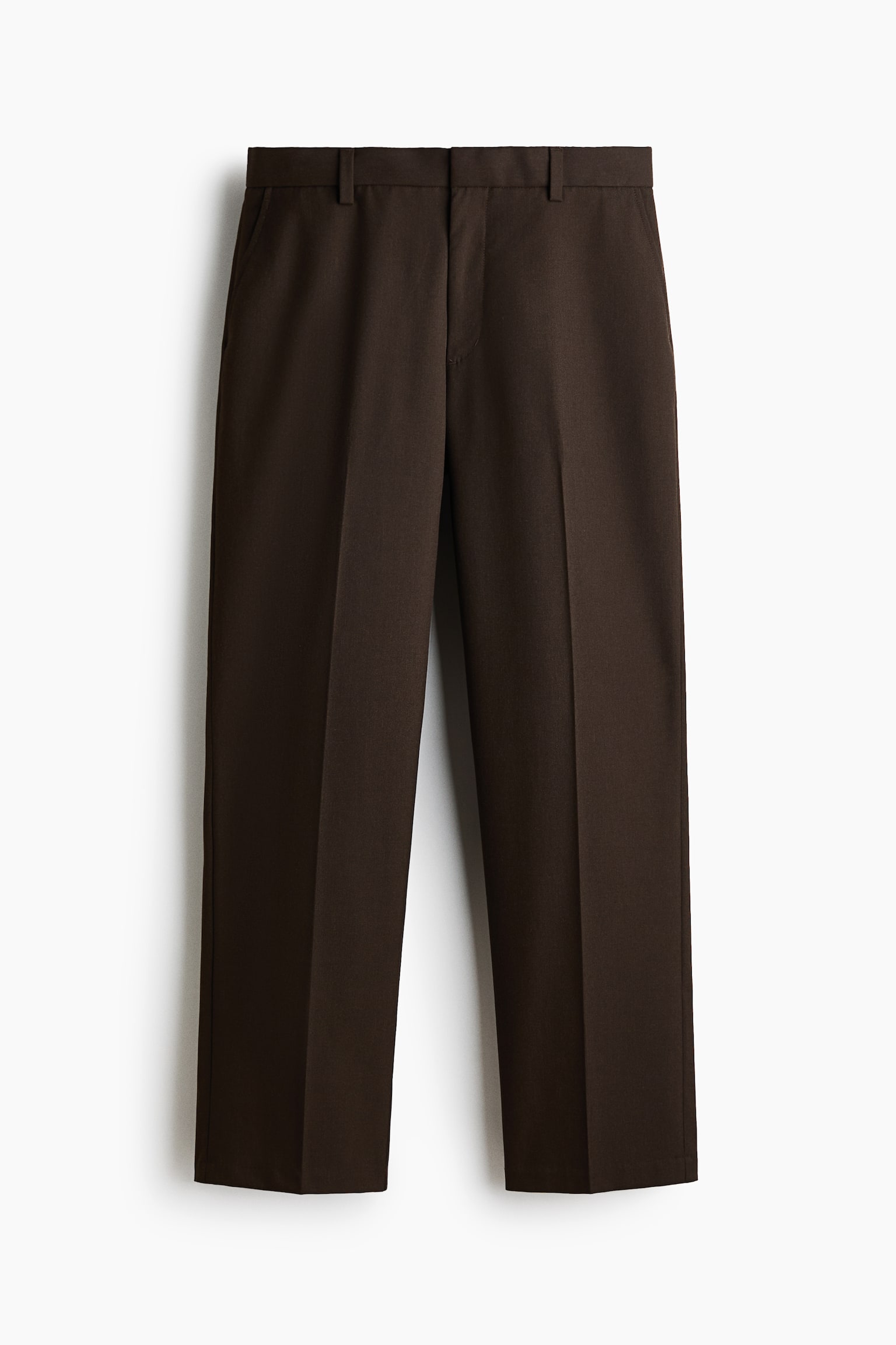 Regular Fit Tailored trousers - Dark brown/Black/Light beige - 1