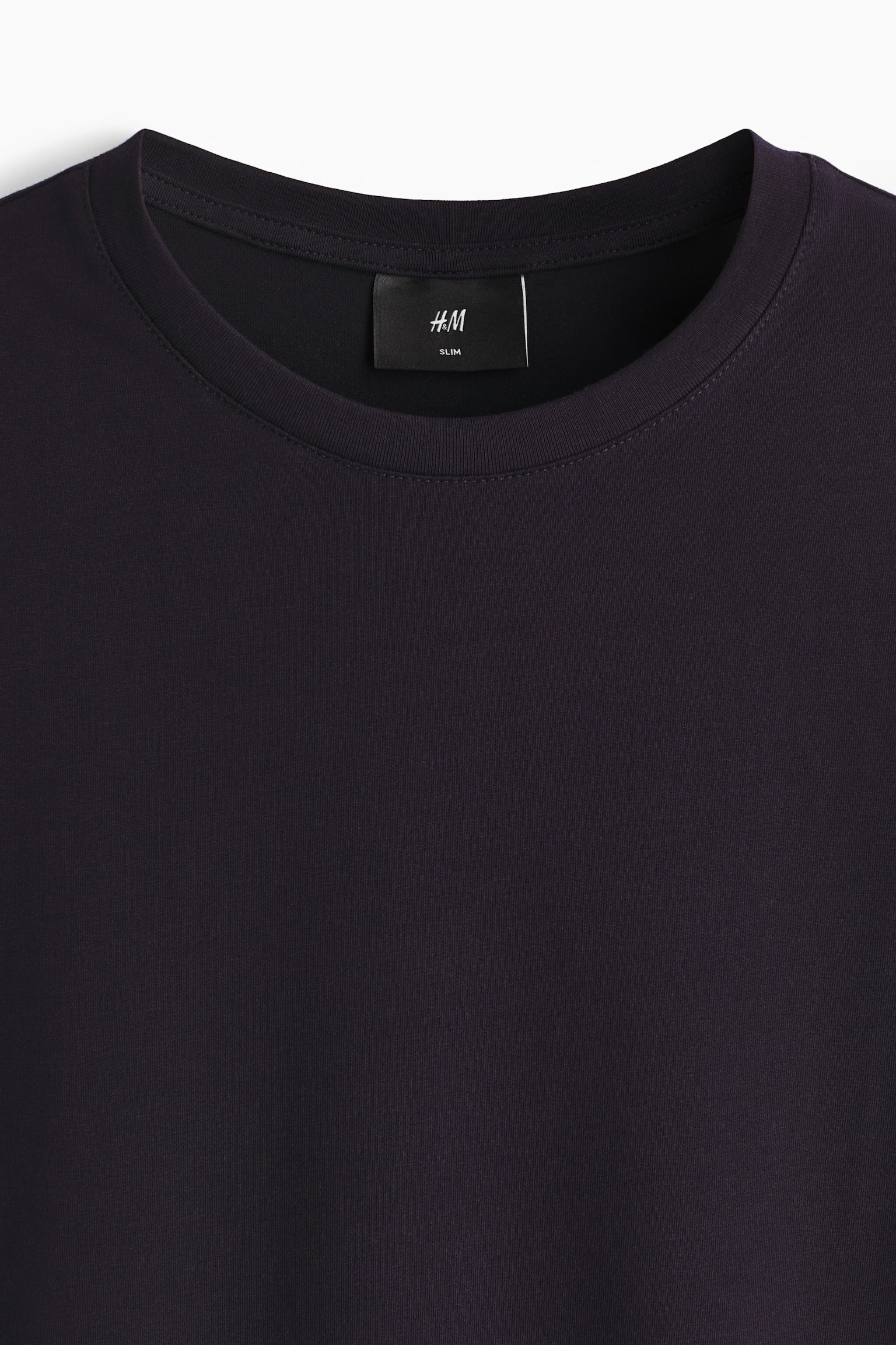 Slim Fit T-shirt - Navy blue/White/Forest green/Purple/Black/Light beige/Light blue/Light sage green - 5