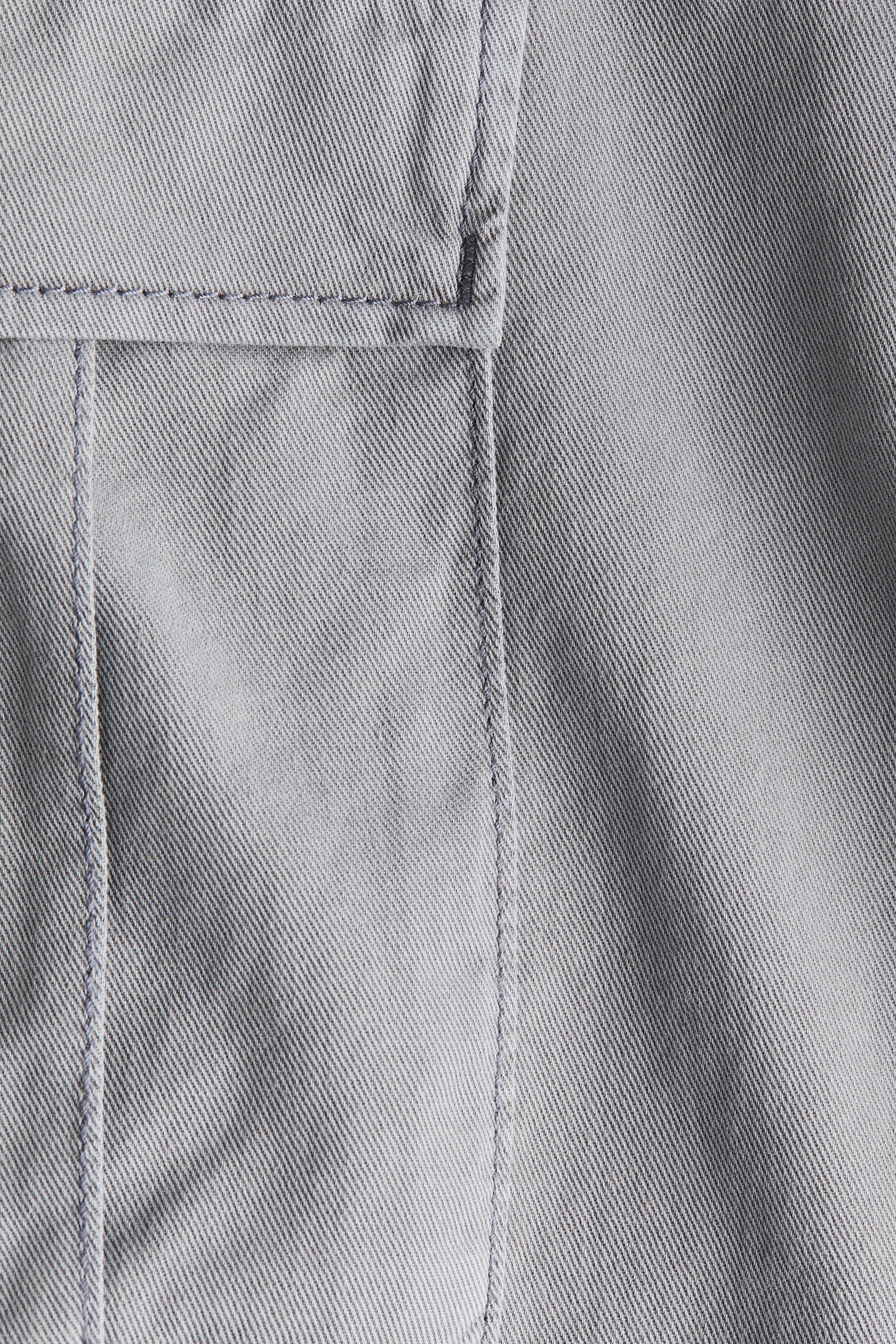 Cargo twill shorts-Light grey - 2