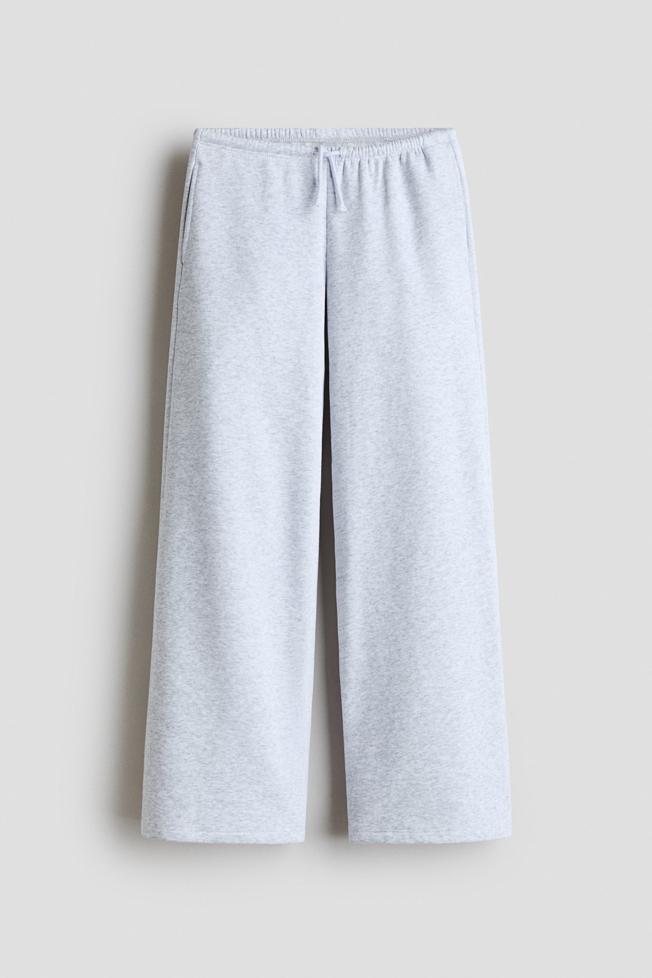 Переглянути збільшене зображення: Прямі джогери з футеру - Light grey/Star - Kids | H&M UA 1