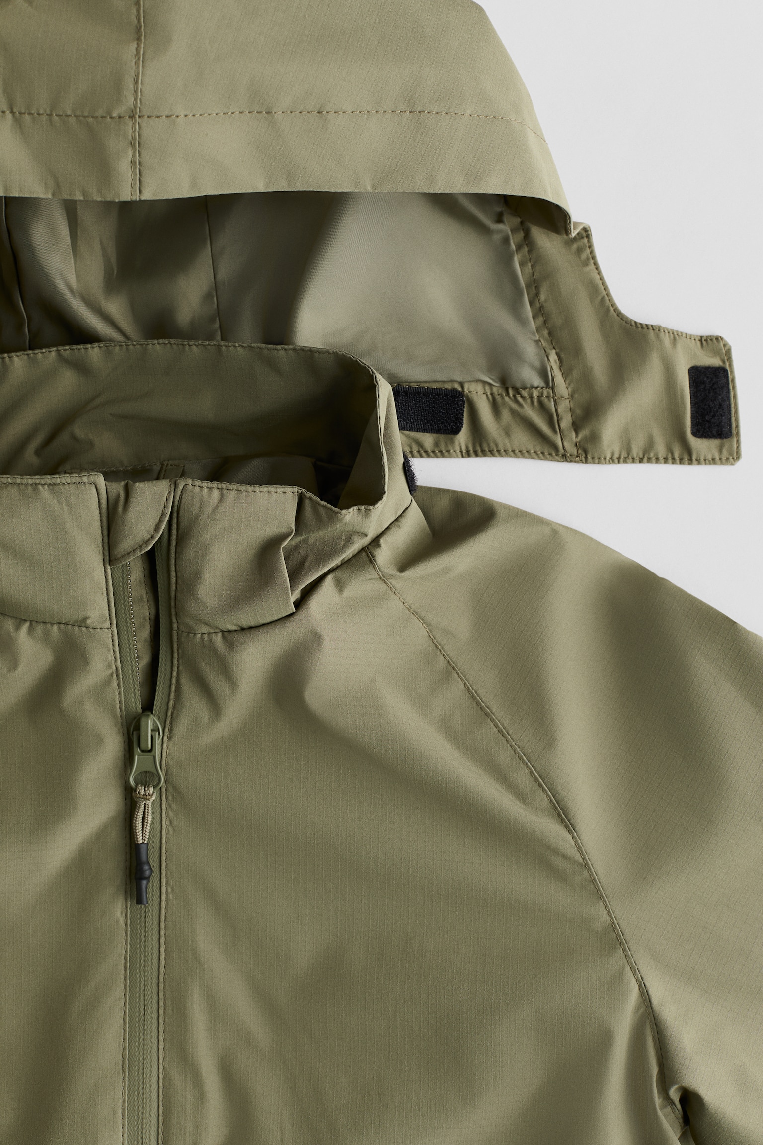 Water-repellent shell jacket - Khaki green/Black/Navy blue - 2