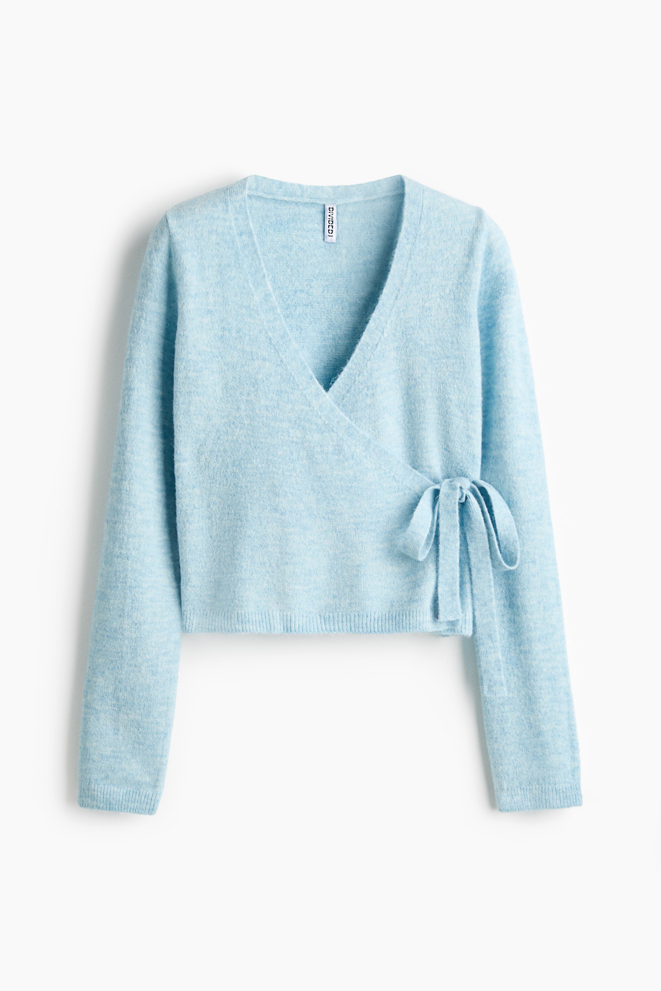 Büyük resmi görüntüle: Anvelop Hırka - Açık mavi kırçıllı - KADIN | H&M TR 5