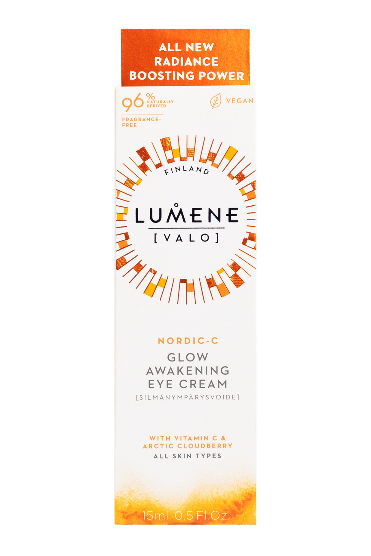 Lumene - Nordic-c [valo] Glow Awakening Eye Cream - Nordic-c Eye Cream