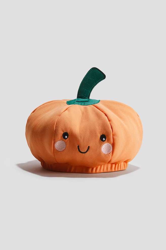 Padded Halloween Hat - Orange/Pumpkin - 1