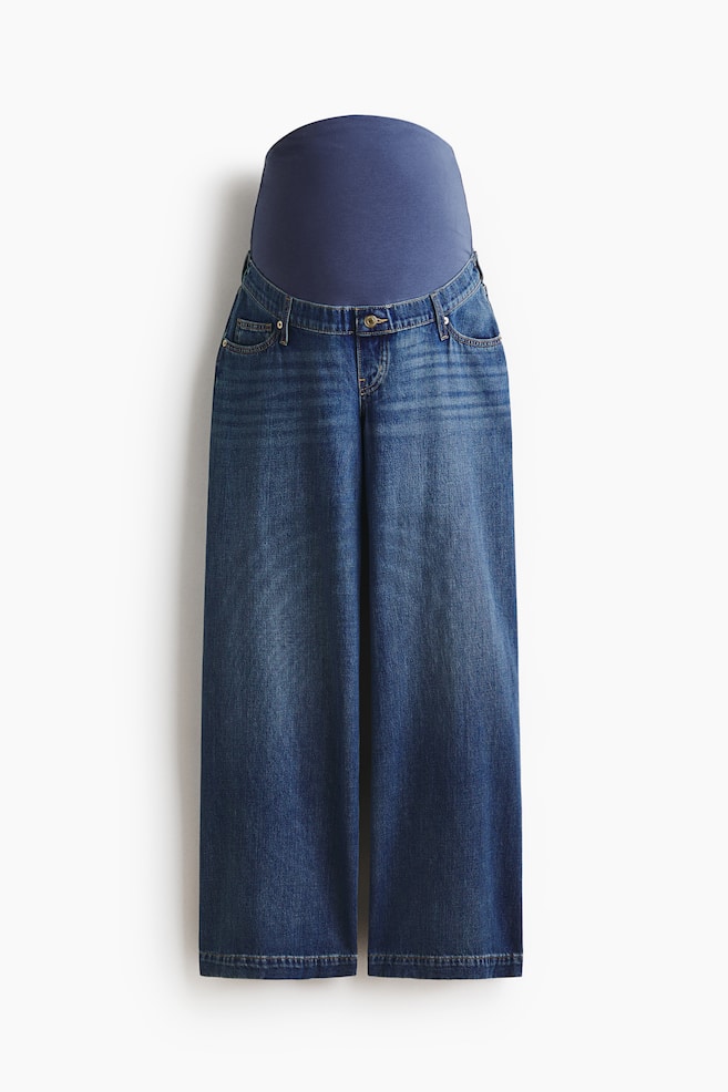 MAMA Vaquero amplio - Azul denim - 1
