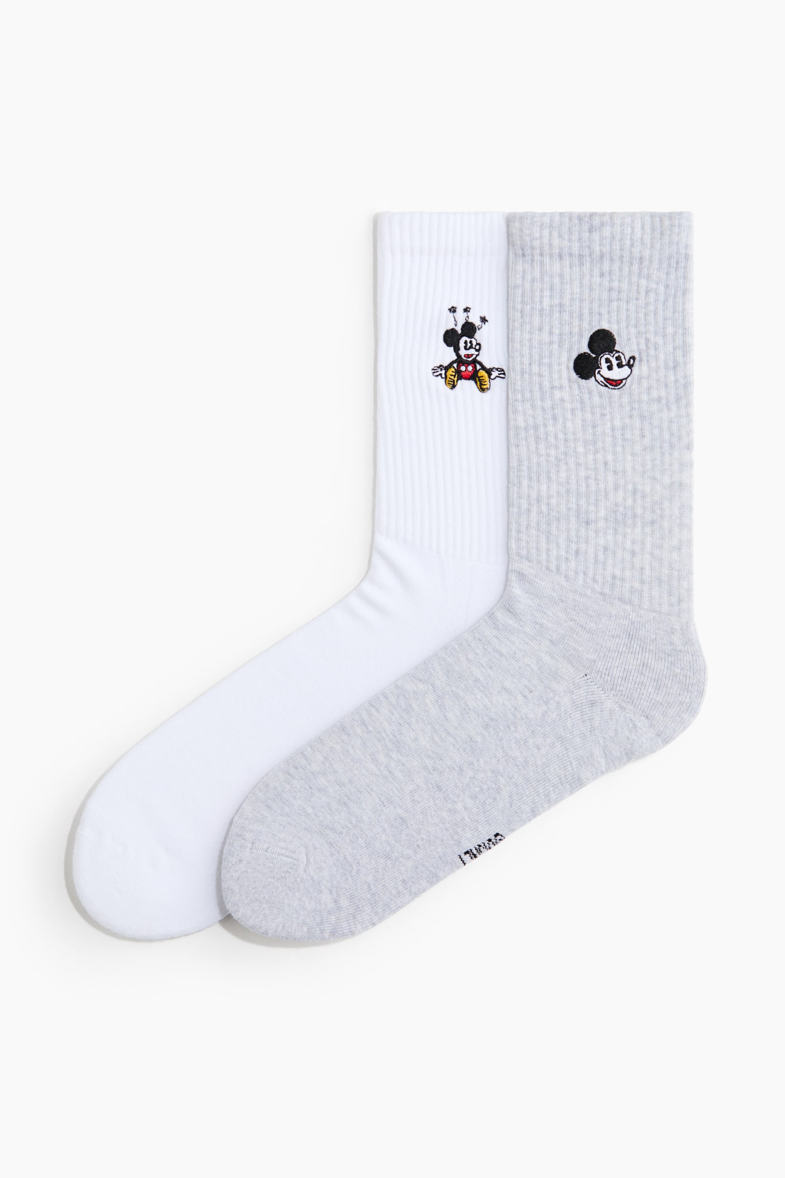 2-pack socks - Light grey marl/Mickey Mouse/Grey marl/Snoopy/Pink/Keith Haring/Black/Disney/White/Beastie Boys/White/Blue/White/Fight Club/Black/Batman/White/Rocky - 1