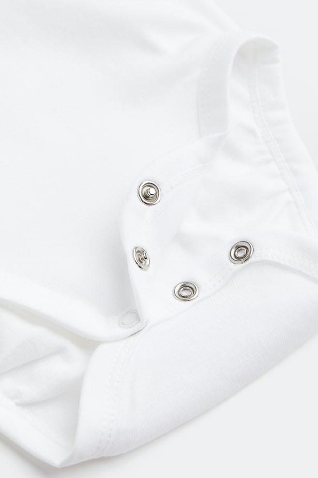 Collared bodysuit - White/White/Navy blue/Light pink - 2