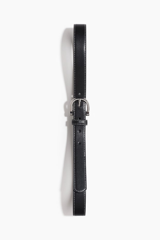 Coated belt - Black/Brown - 1