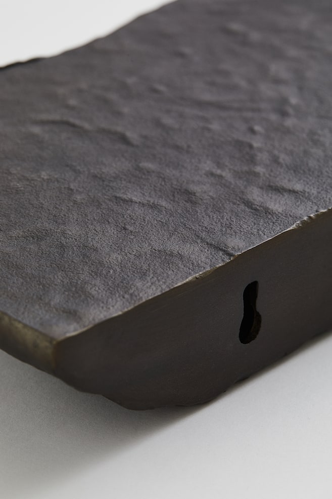 2-pack vägghyllor i metall - Antracitgrå - 3