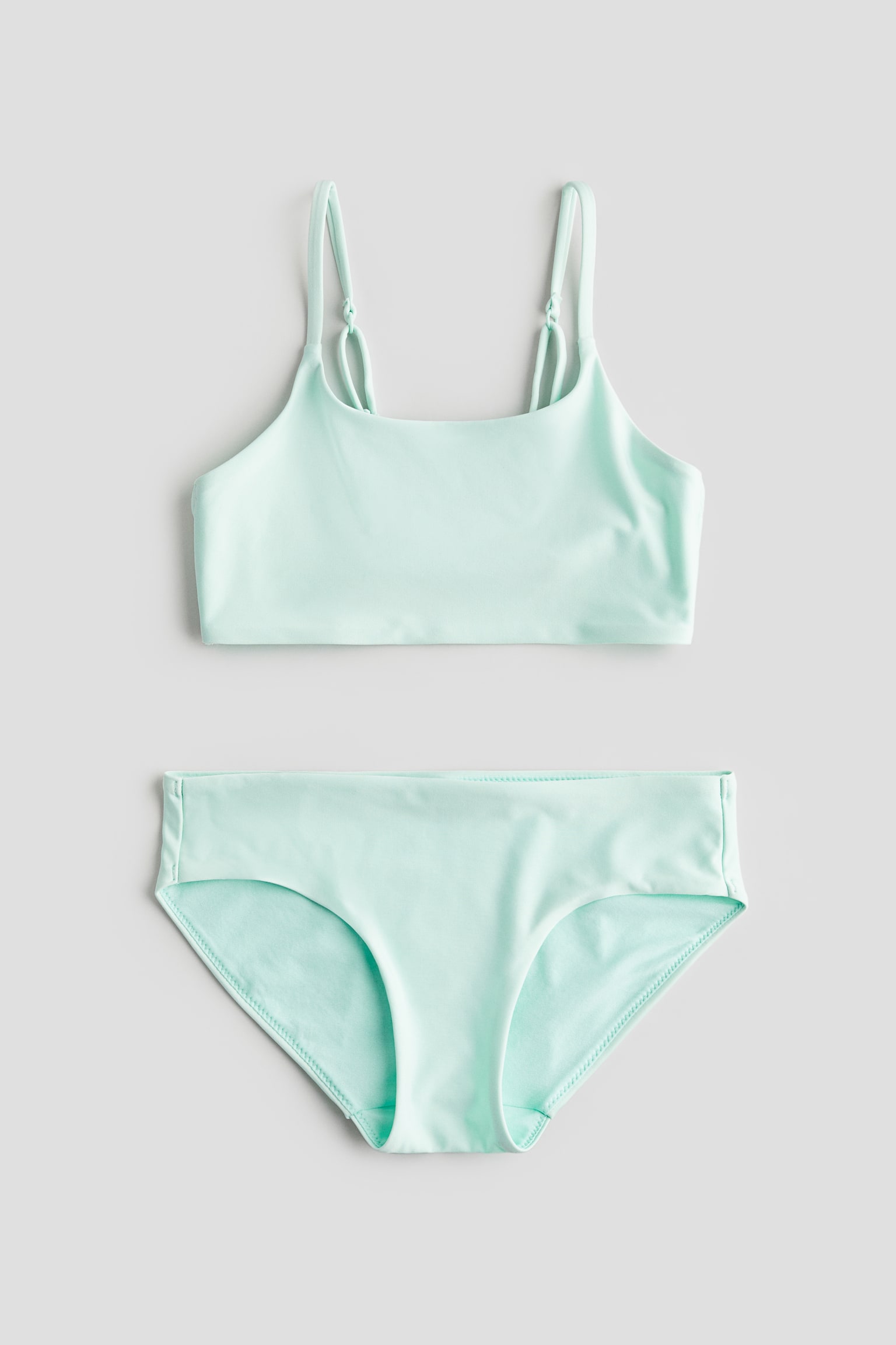 Bikini - Light mint green/Blue/Stripe/Pink - 1