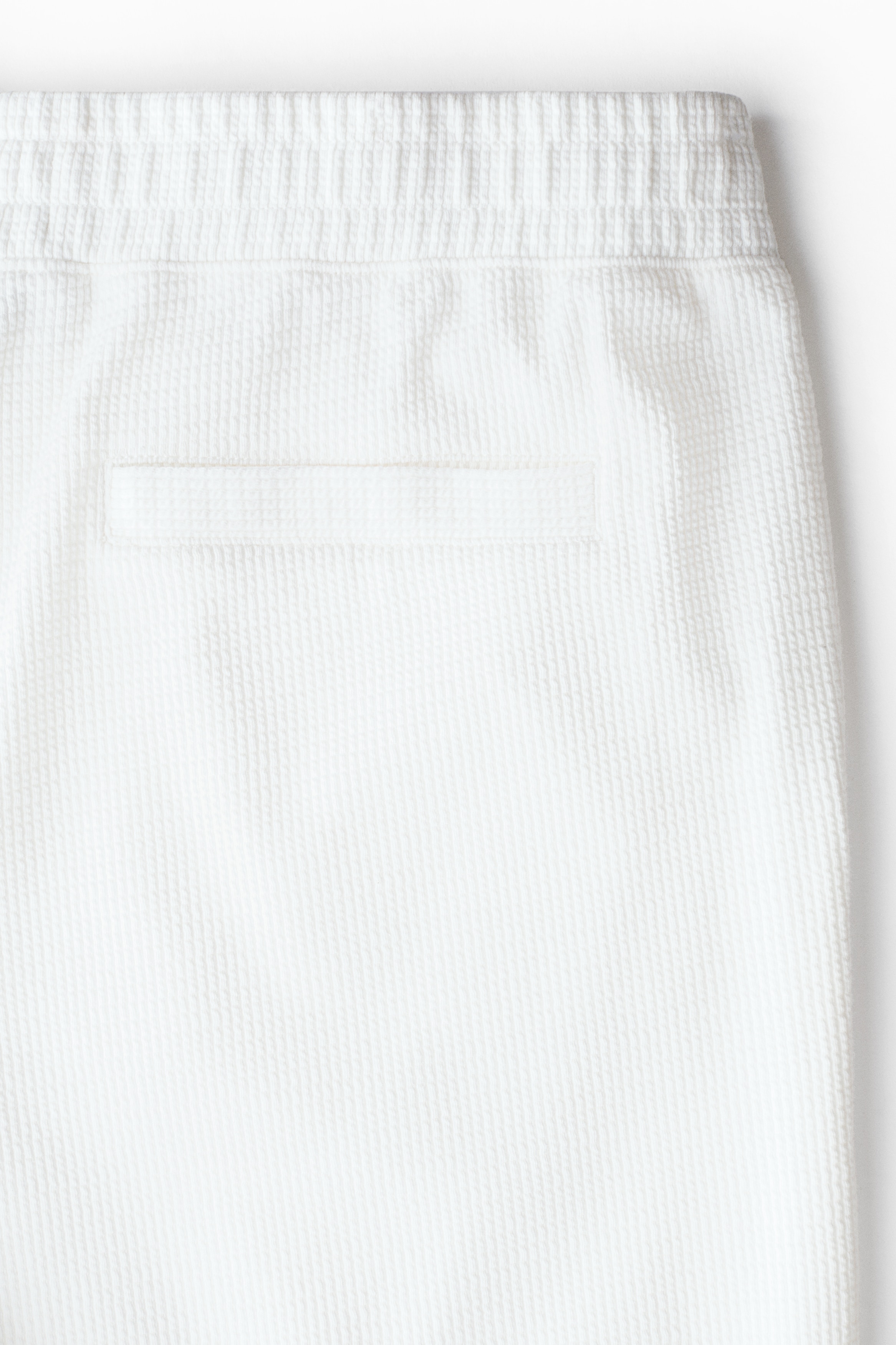 Textured jersey shorts