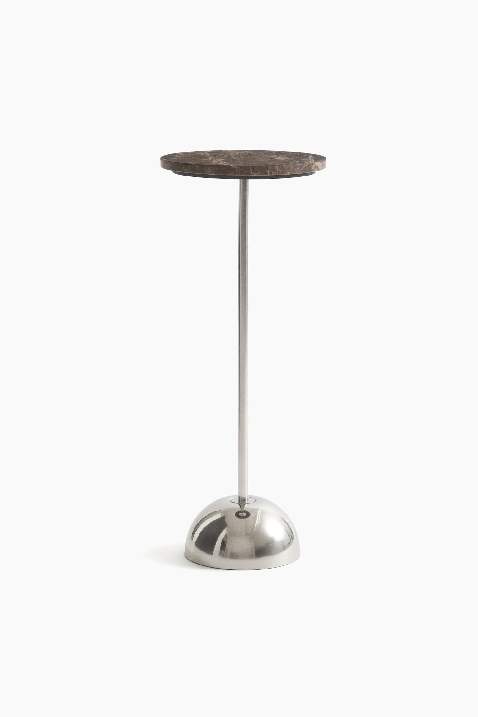 Metal pedestal - Dark brown/Marbled/Burgundy/Marbled/Silver-coloured/Light grey/Black/Marbled