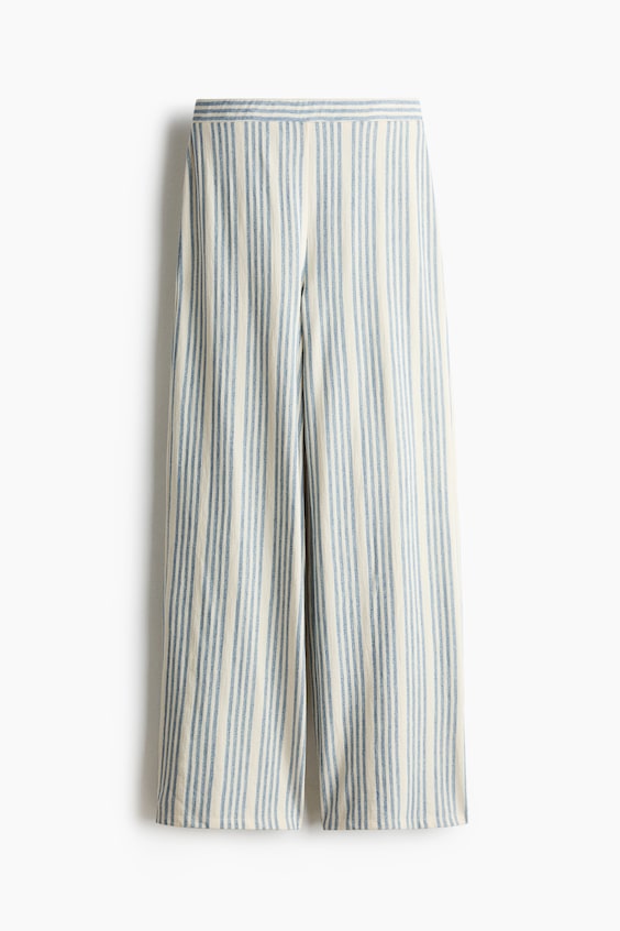 Женские брюки H&M Wide-Leg Pull-On Pants