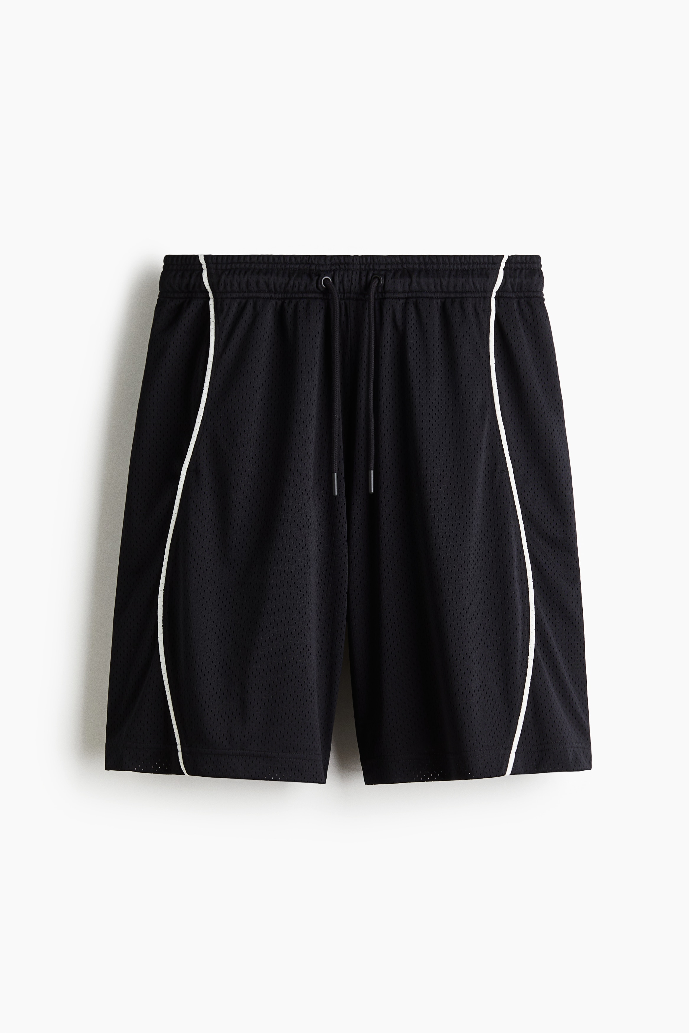 Relaxed Fit Mesh shorts - Black/White