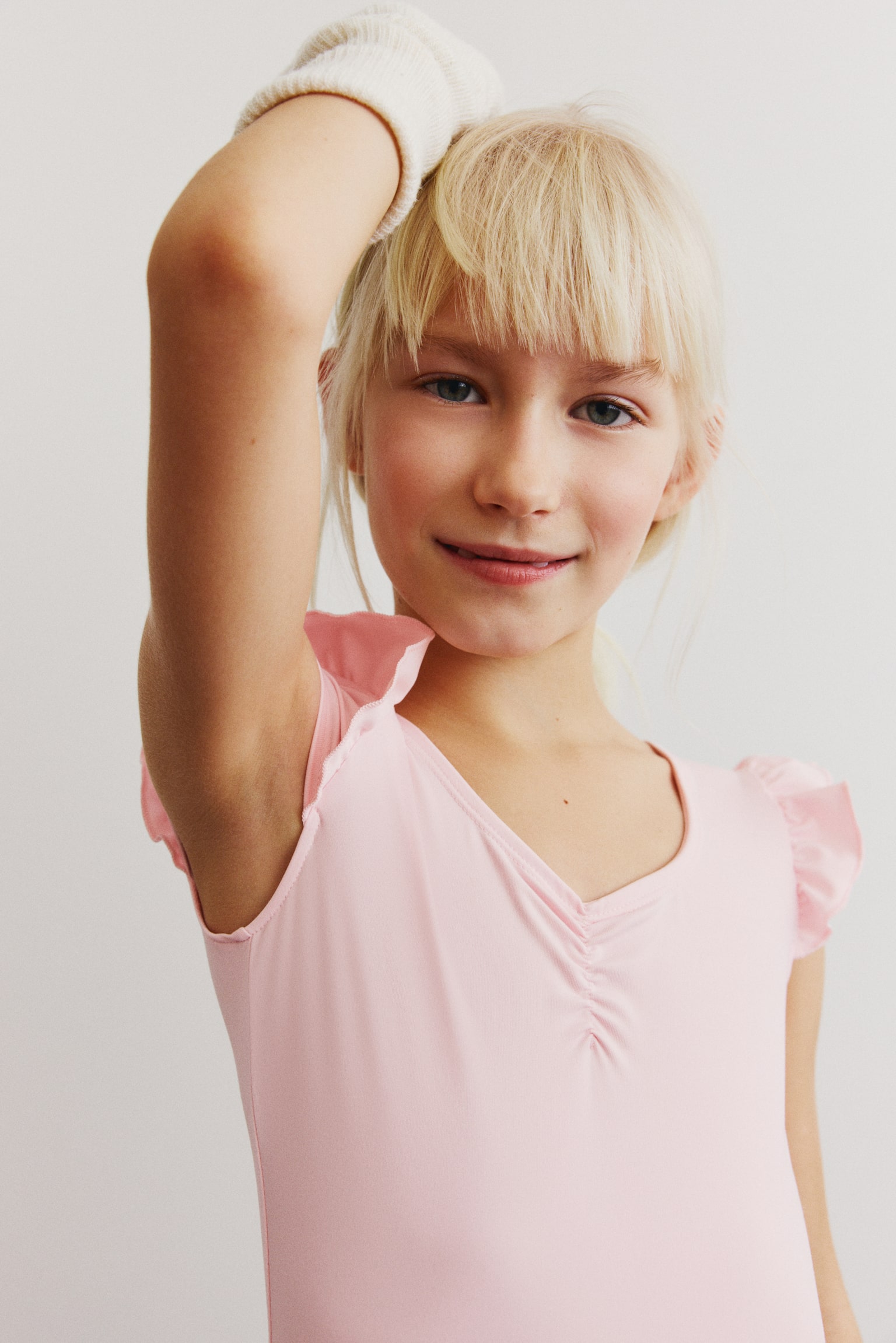 Športový trikot so sukňou - Svetloružová/Čierna - 7