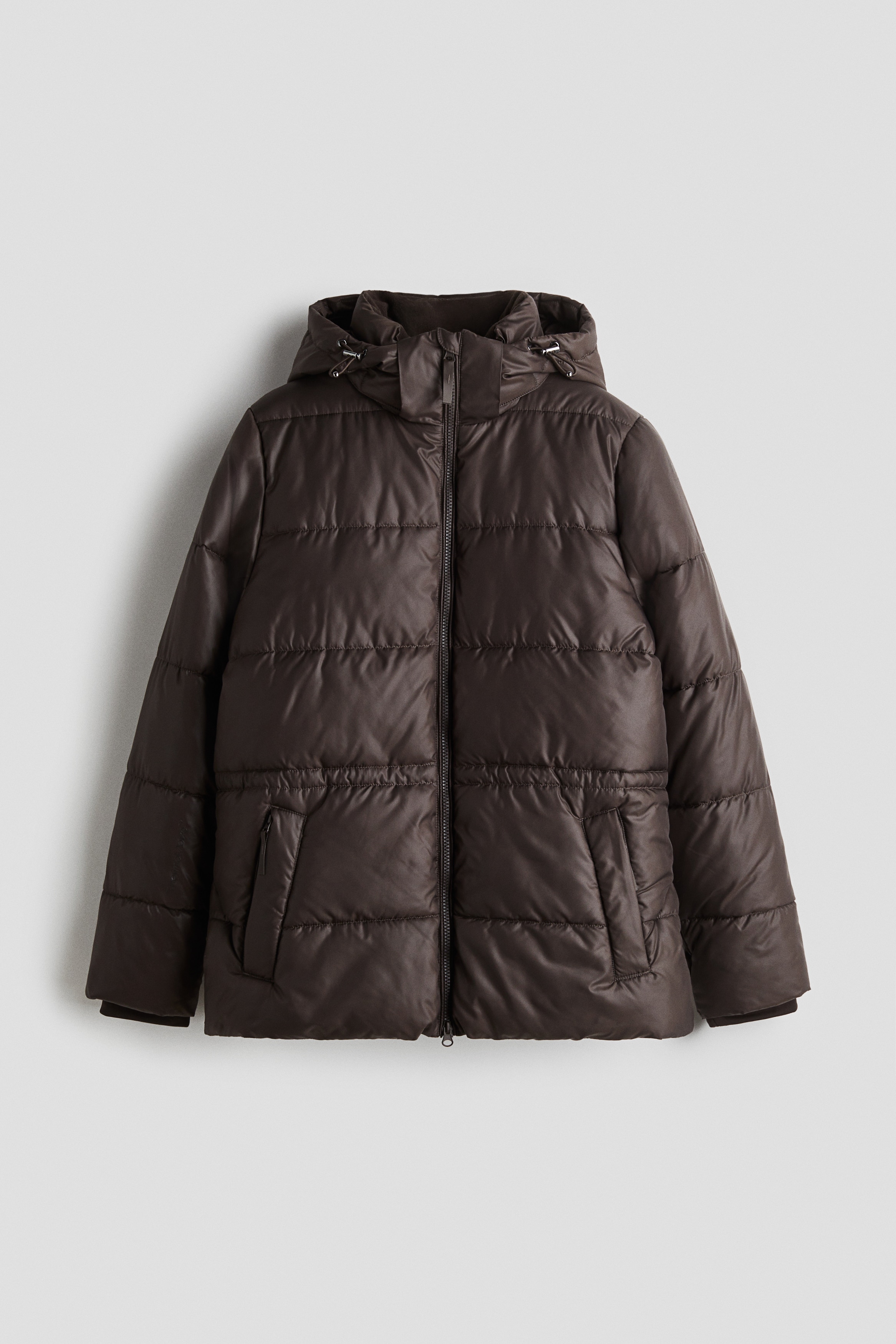 Vadderad jacka med ThermoMove™ - Kaffebrun