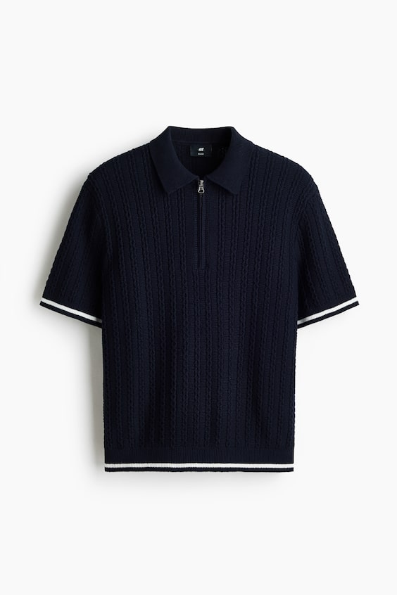 Мужские рубашки H&M Relaxed-Fit Cotton Polo Shirt