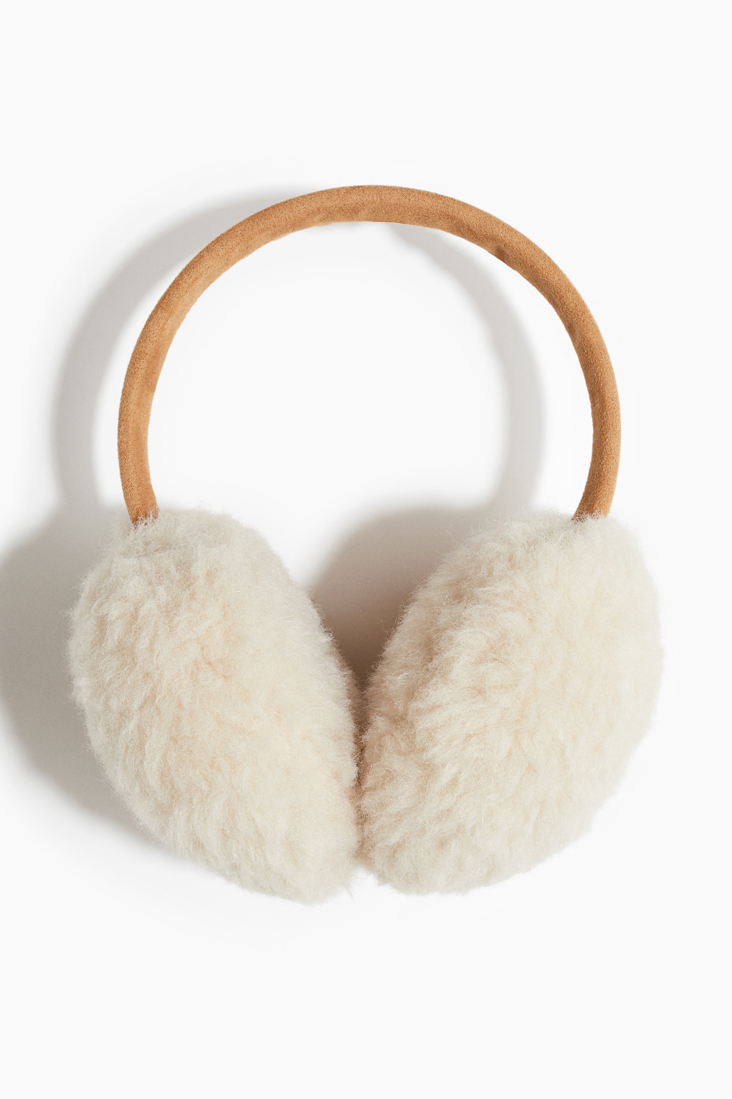 Femme - Cache-oreilles duveteux Beige  - H&M