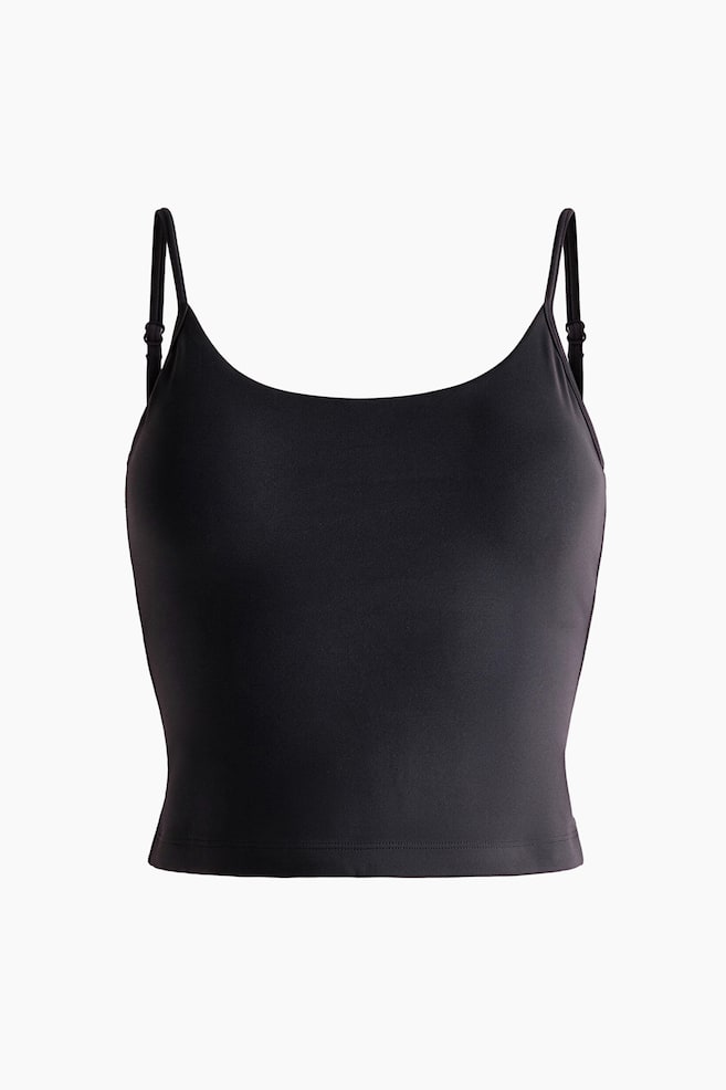 Shelf-Bra Sports Tank Top with SoftMove™ - Black/Choco mocha/White/Lilac/Sage green/Navy blue - 1