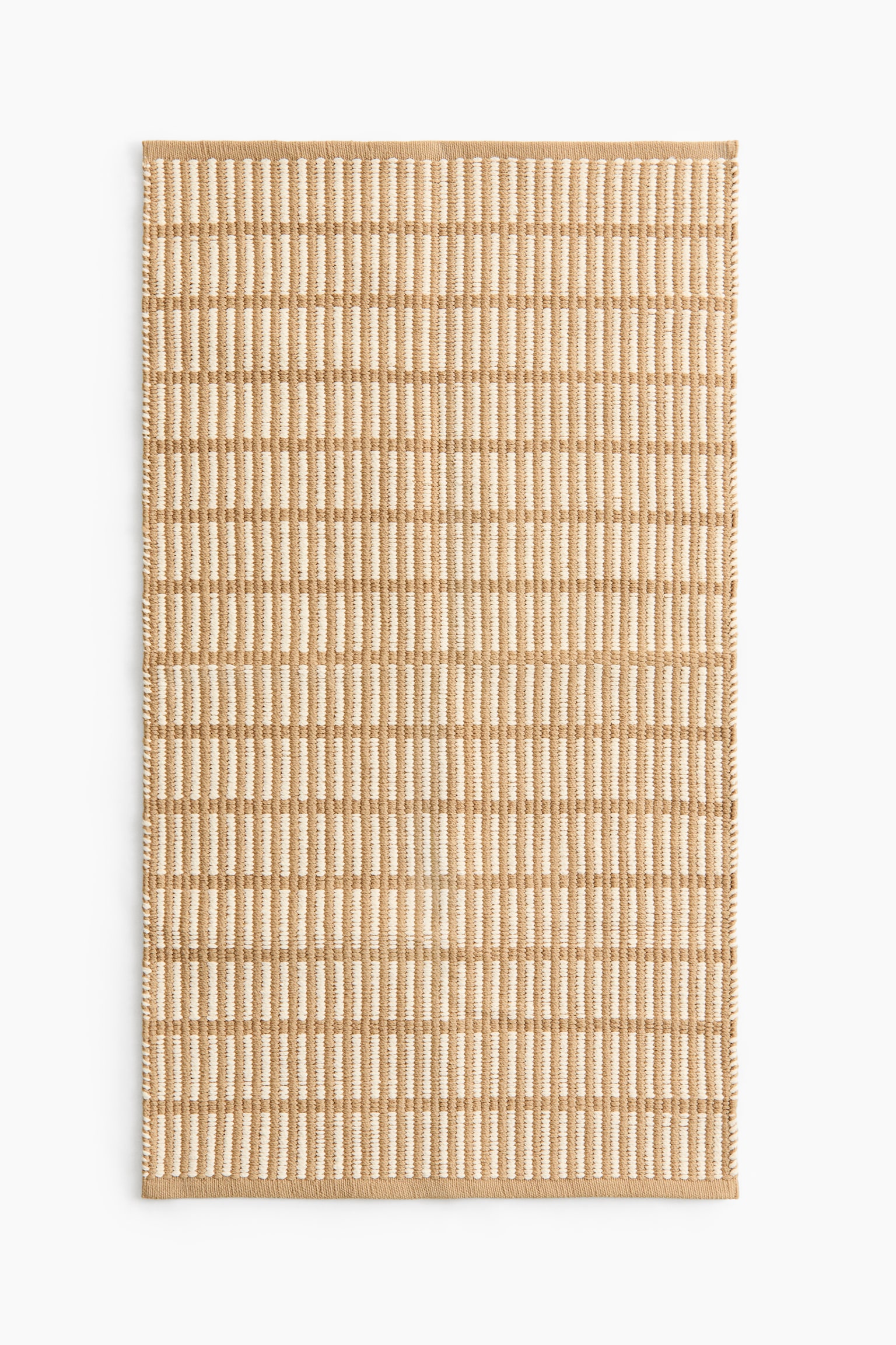 Small indoor/outdoor rug - Dark beige/Light beige - 1