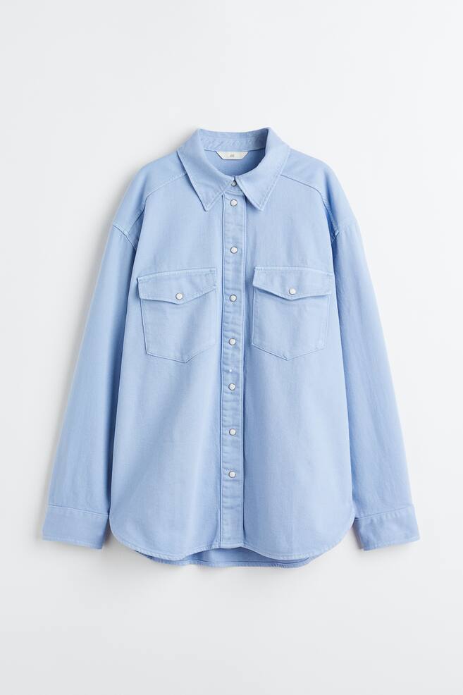 Denim shirt - Light blue - 2