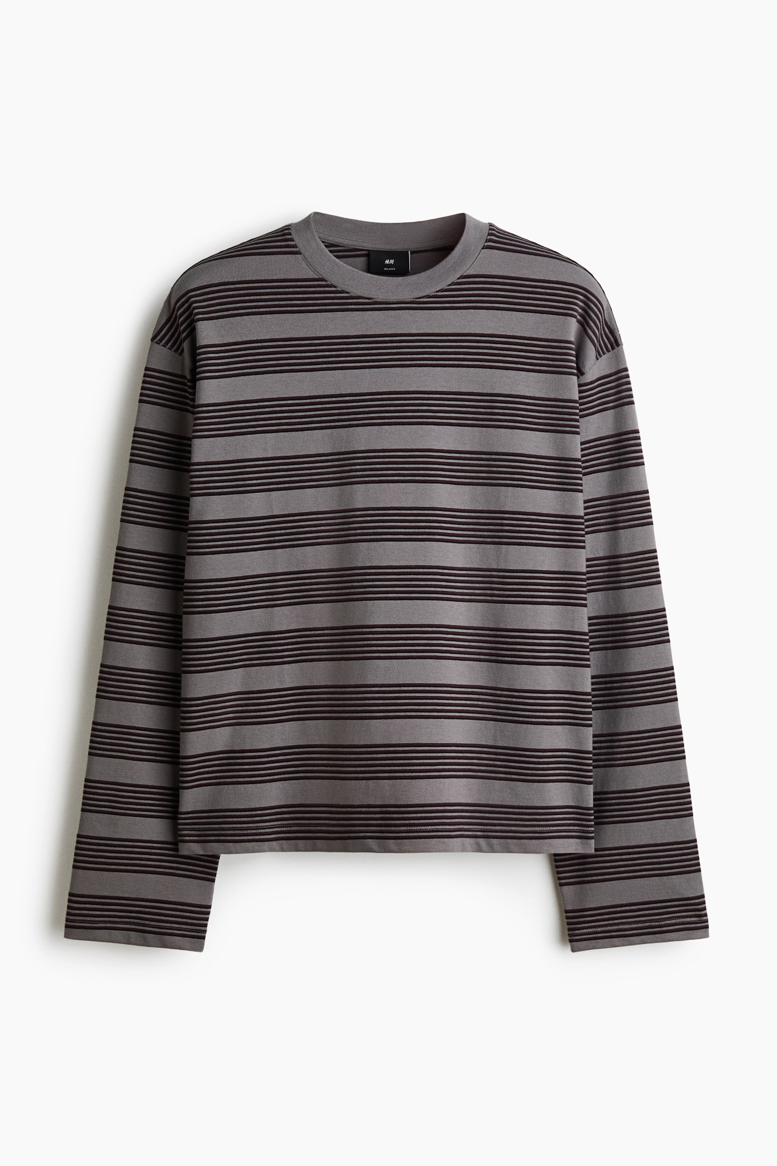 Majica dugih rukava četvrtastog kroja Relaxed Fit