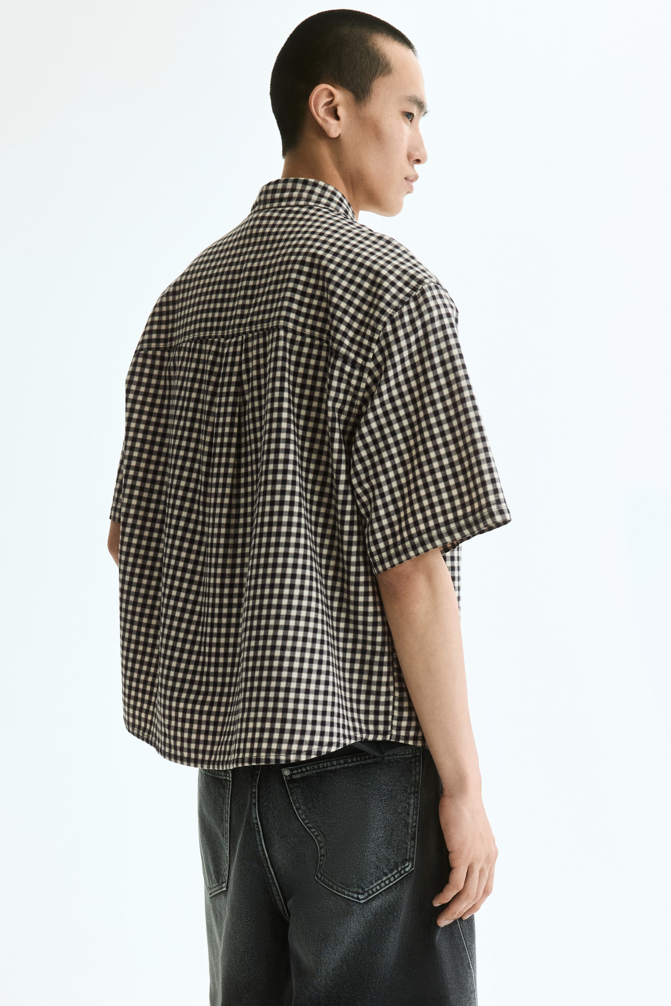 Relaxed-Fit Short-Sleeved Cotton Shirt
