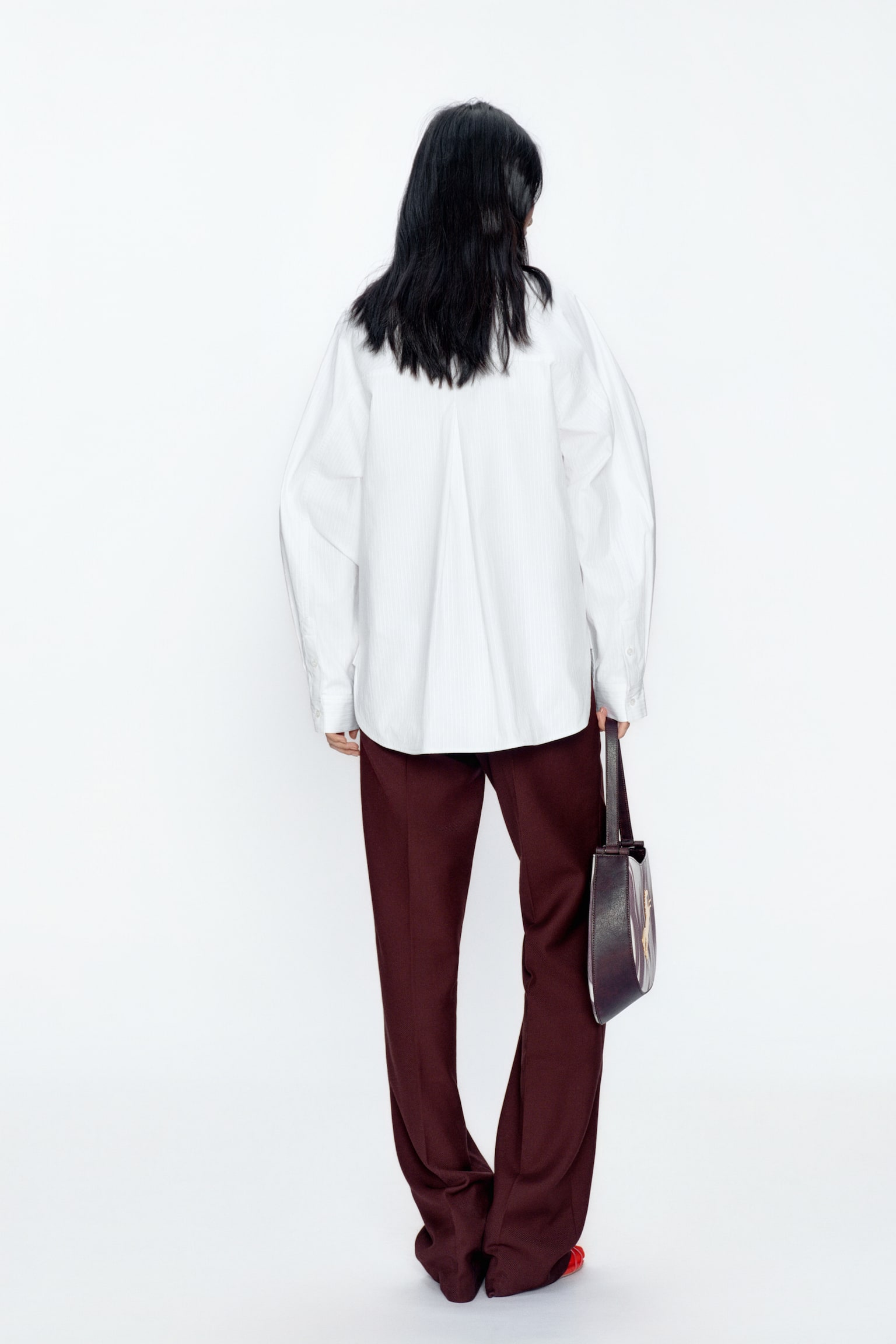 Metal-Detail Cotton Shirt - White - 2