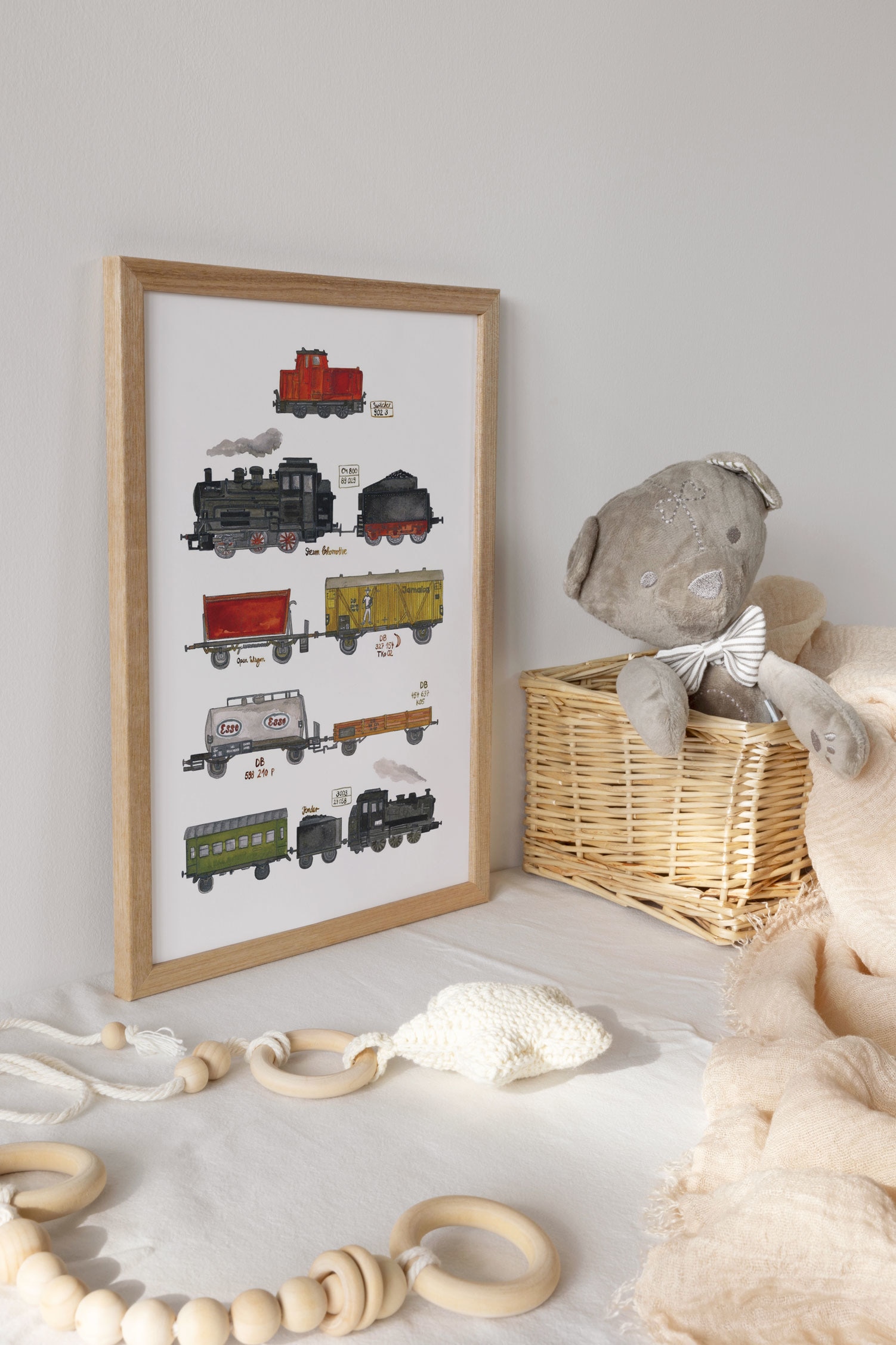 Tiny Goods - Trains - Weiß/züge