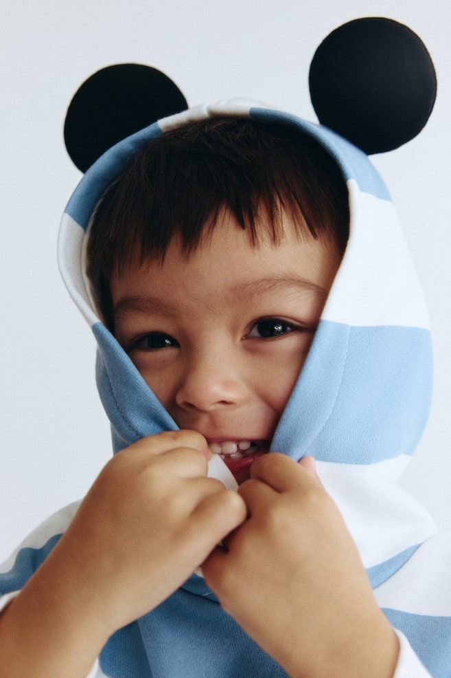 2-Piece Hoodie and Joggers Set-Light blue/Mickey Mouse - 4