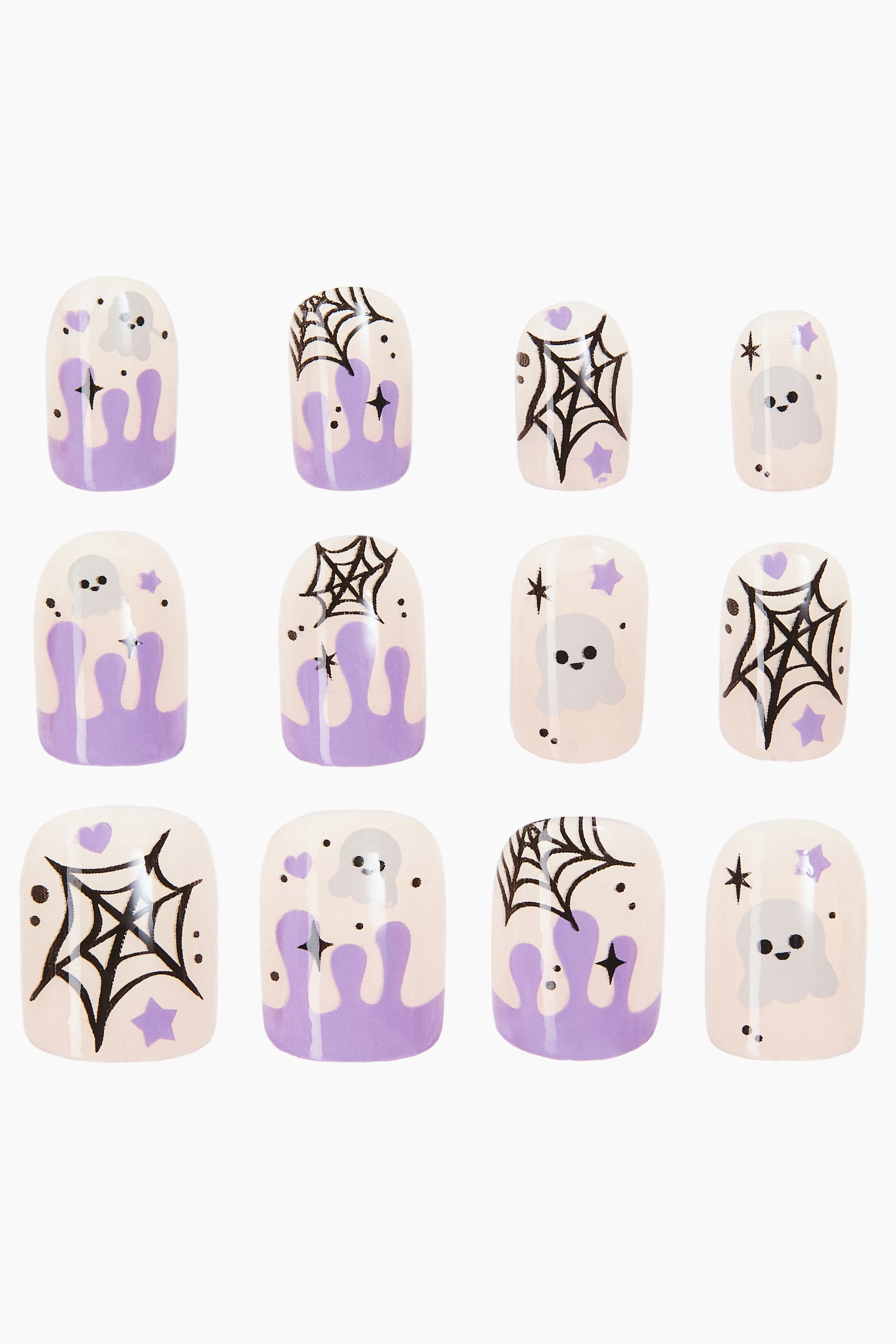 Накладные ногти H&M Spooky, цвет: Светлый фиолетовый — фото 2