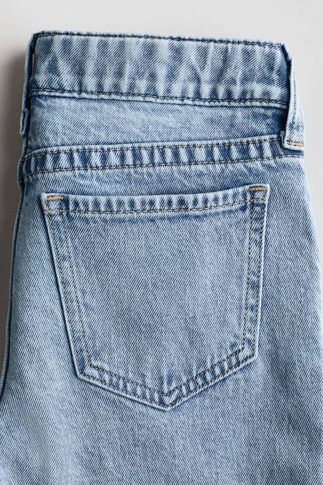 Straight Leg Jeans-Light denim blue - 7