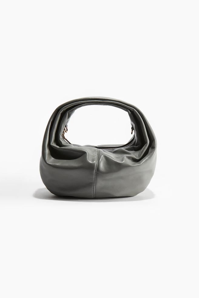Rounded crossbody bag - Grey - 1