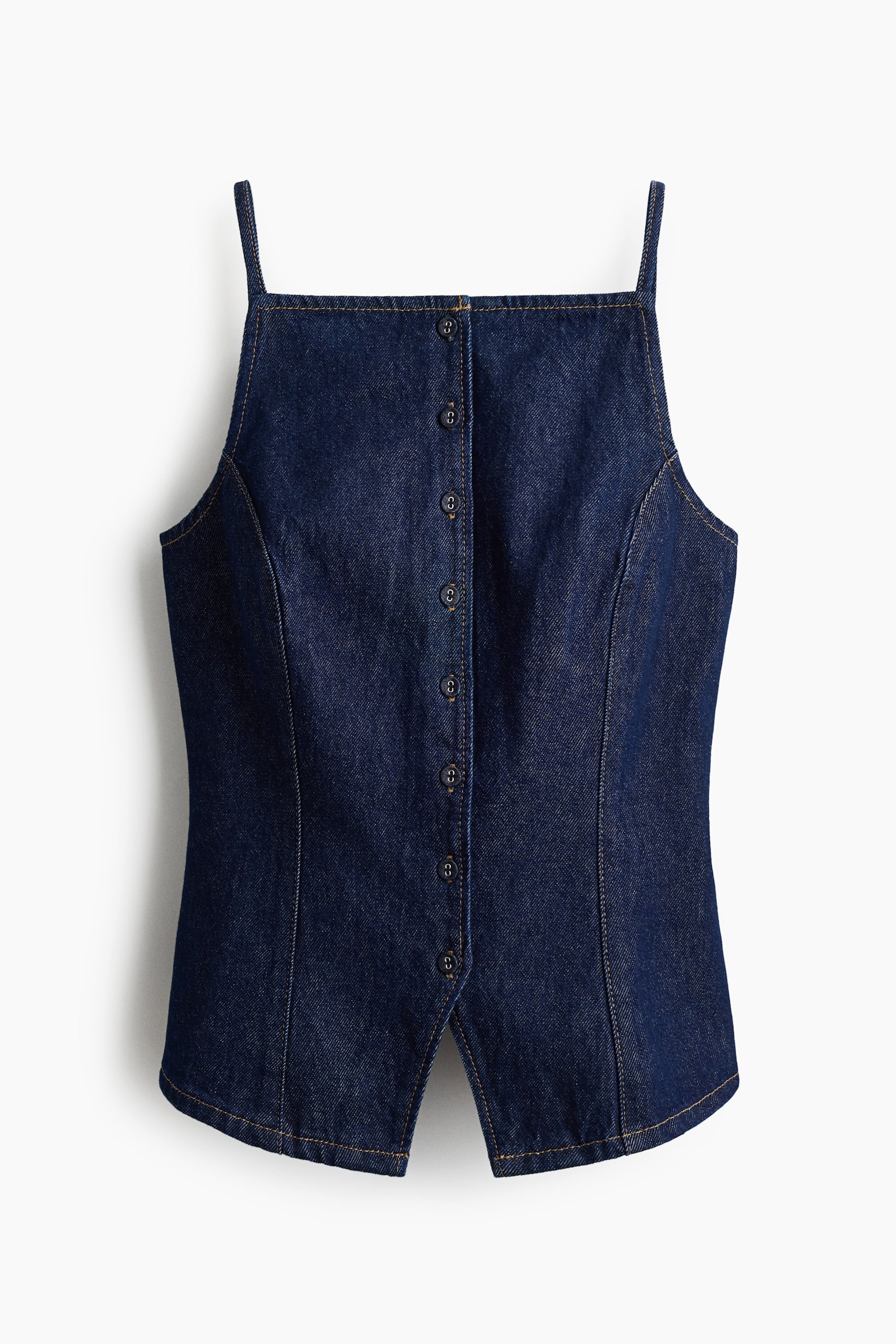 Denim waistcoat - Dark denim blue/Denim blue - 2
